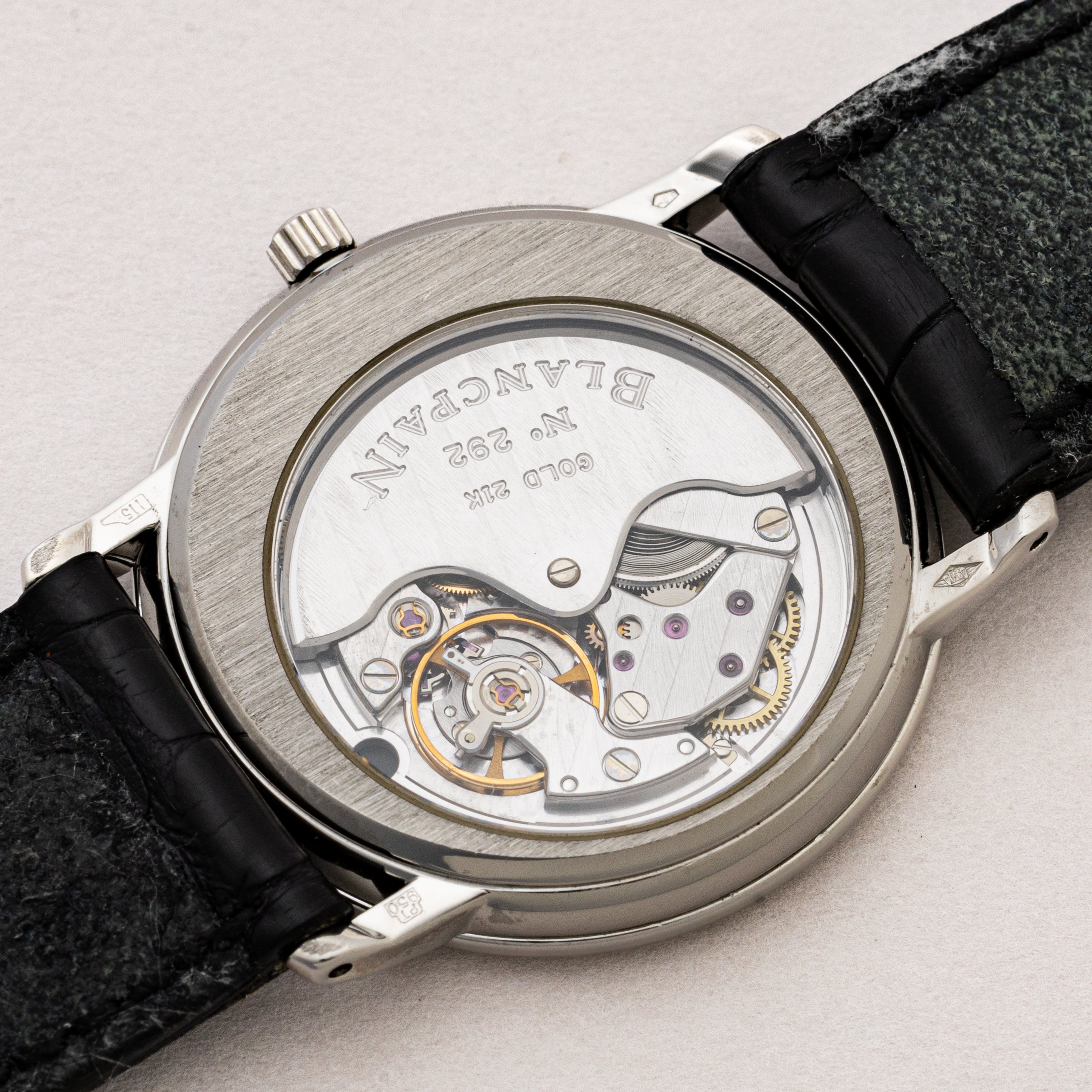 ブランパン 1995年製 24本限定プラチナケース ヴィルレ ウルトラスリム ブルネイ