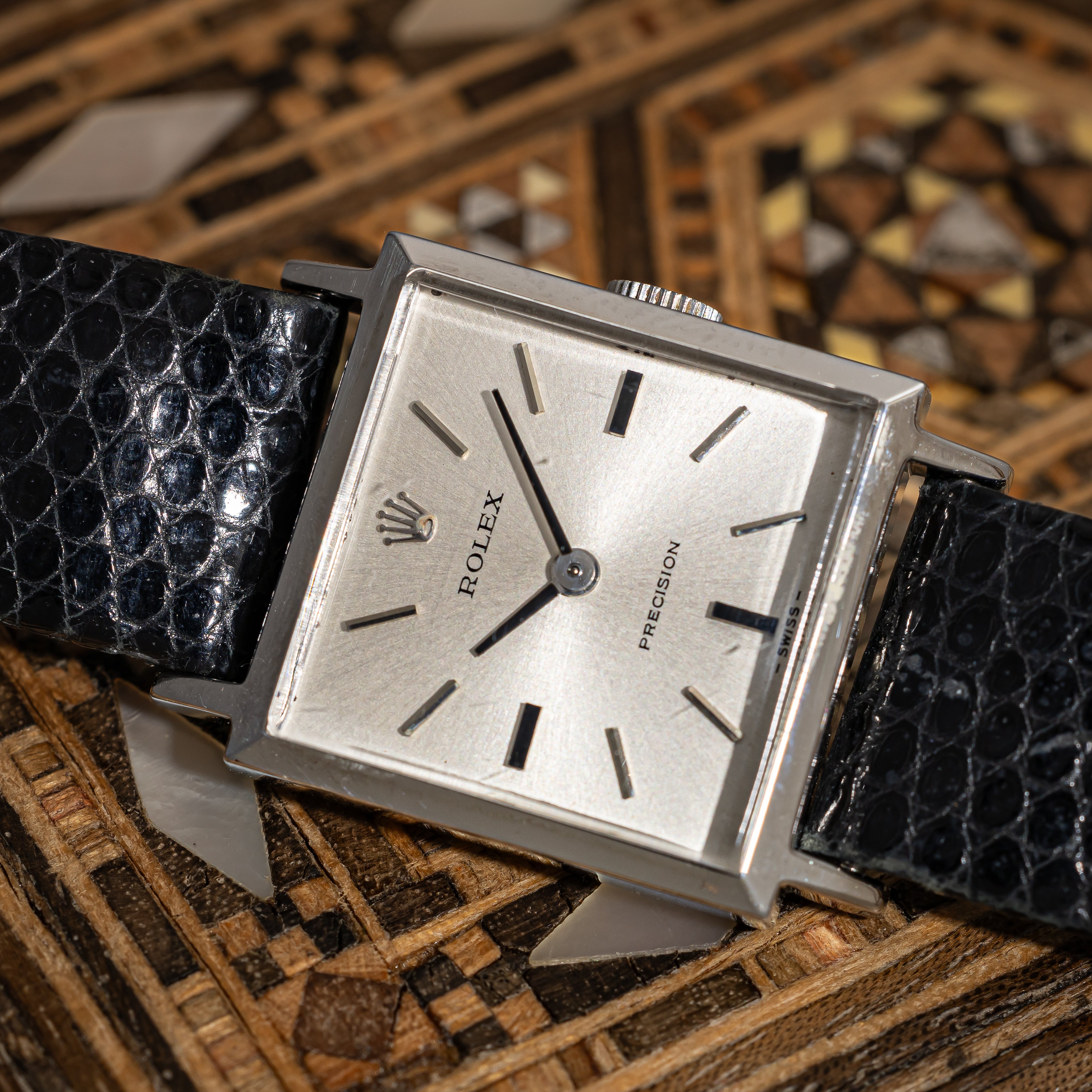 ロレックス レディース 1975年製 スクエア 手巻き Ref.2611 ギャラ、タグ付き