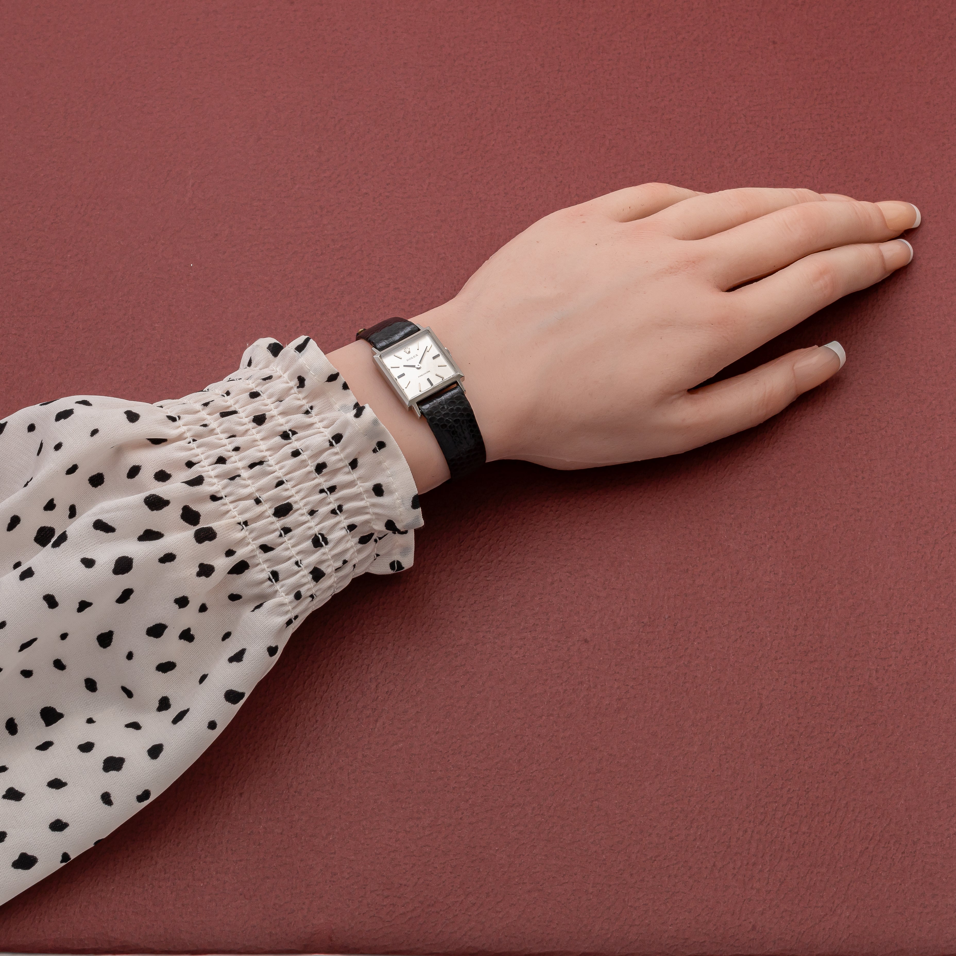 ロレックス レディース 1975年製 スクエア 手巻き Ref.2611 ギャラ、タグ付き