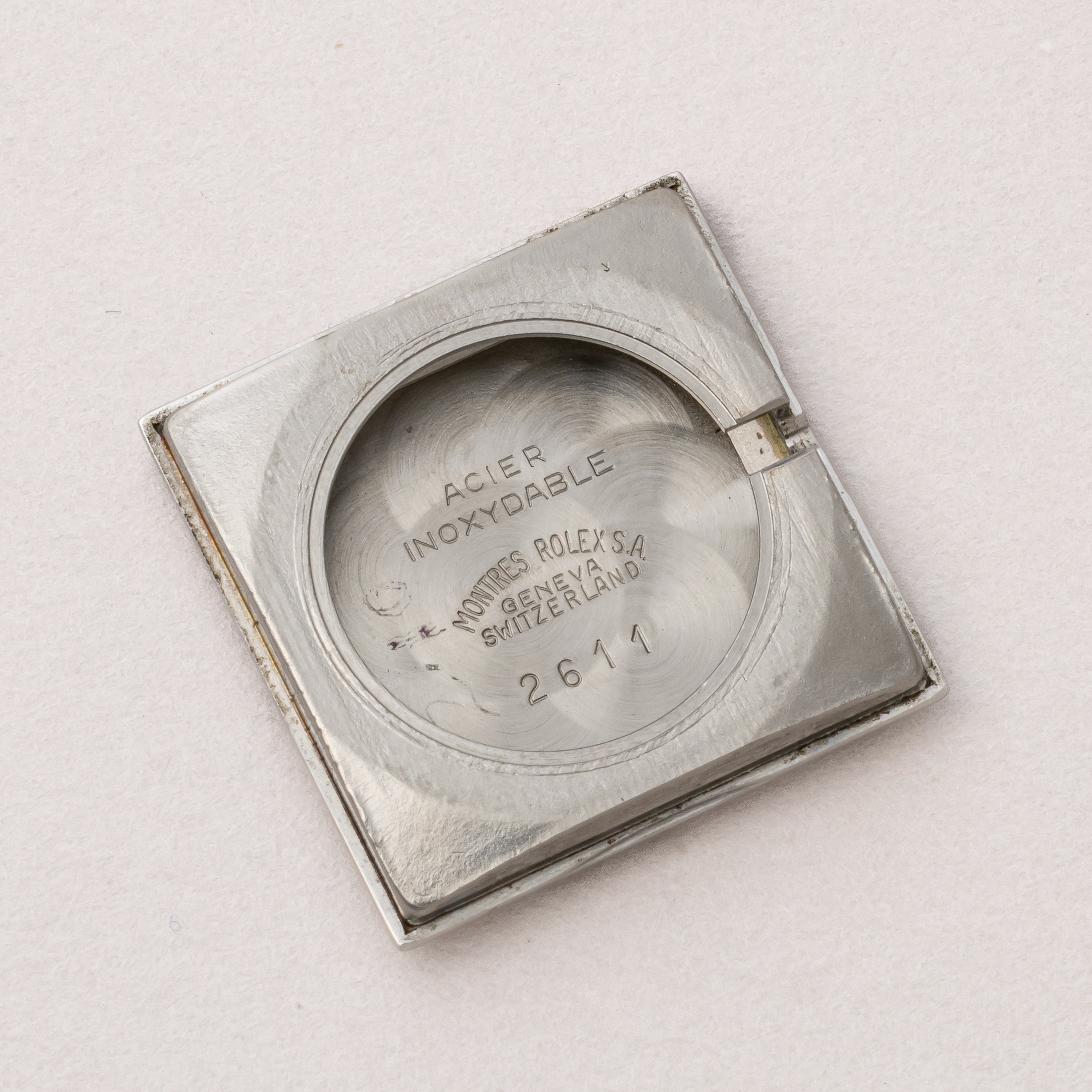 ロレックス レディース 1975年製 スクエア 手巻き Ref.2611 ギャラ、タグ付き