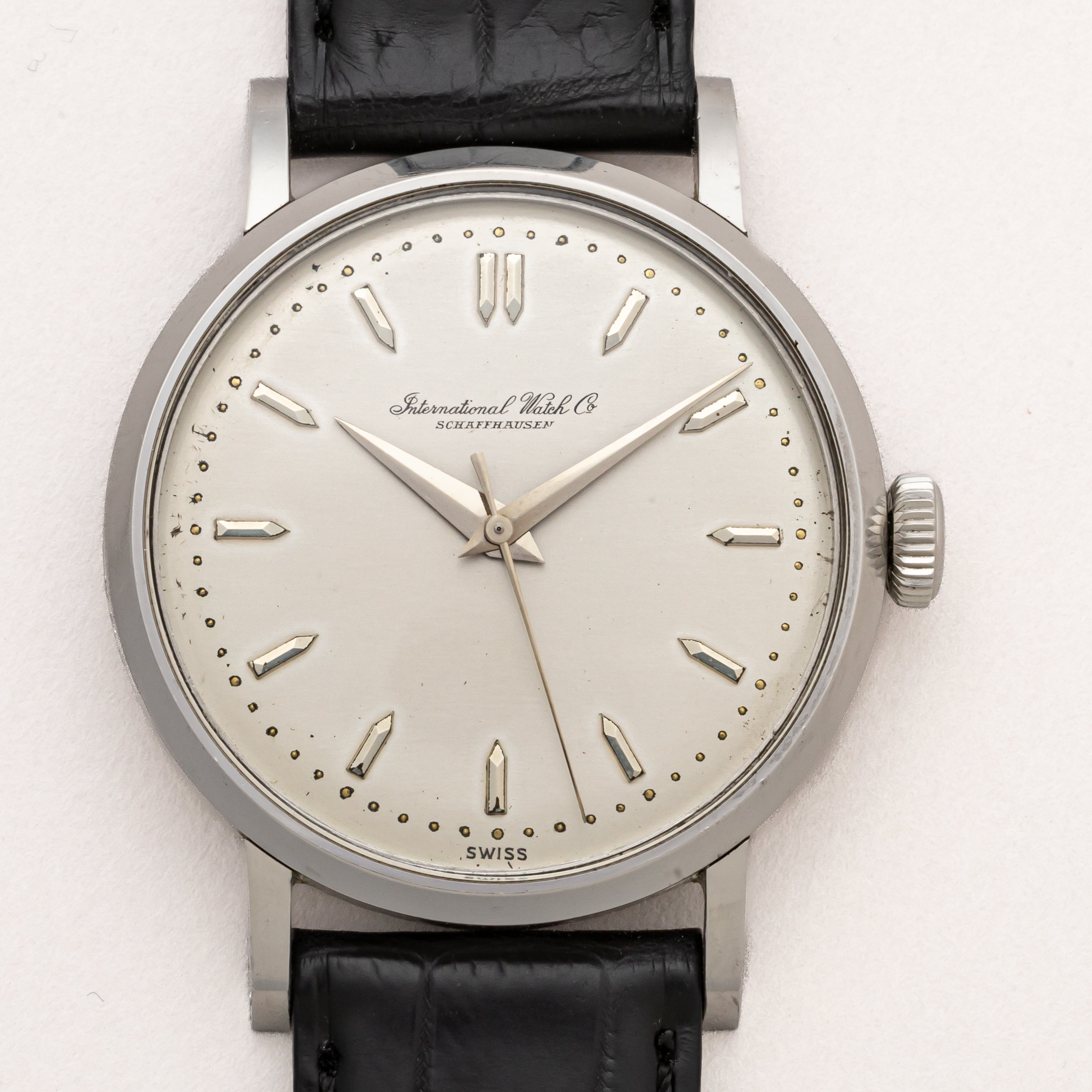 IWC ラウンド Cal.89 1949年製 砲弾インデックス