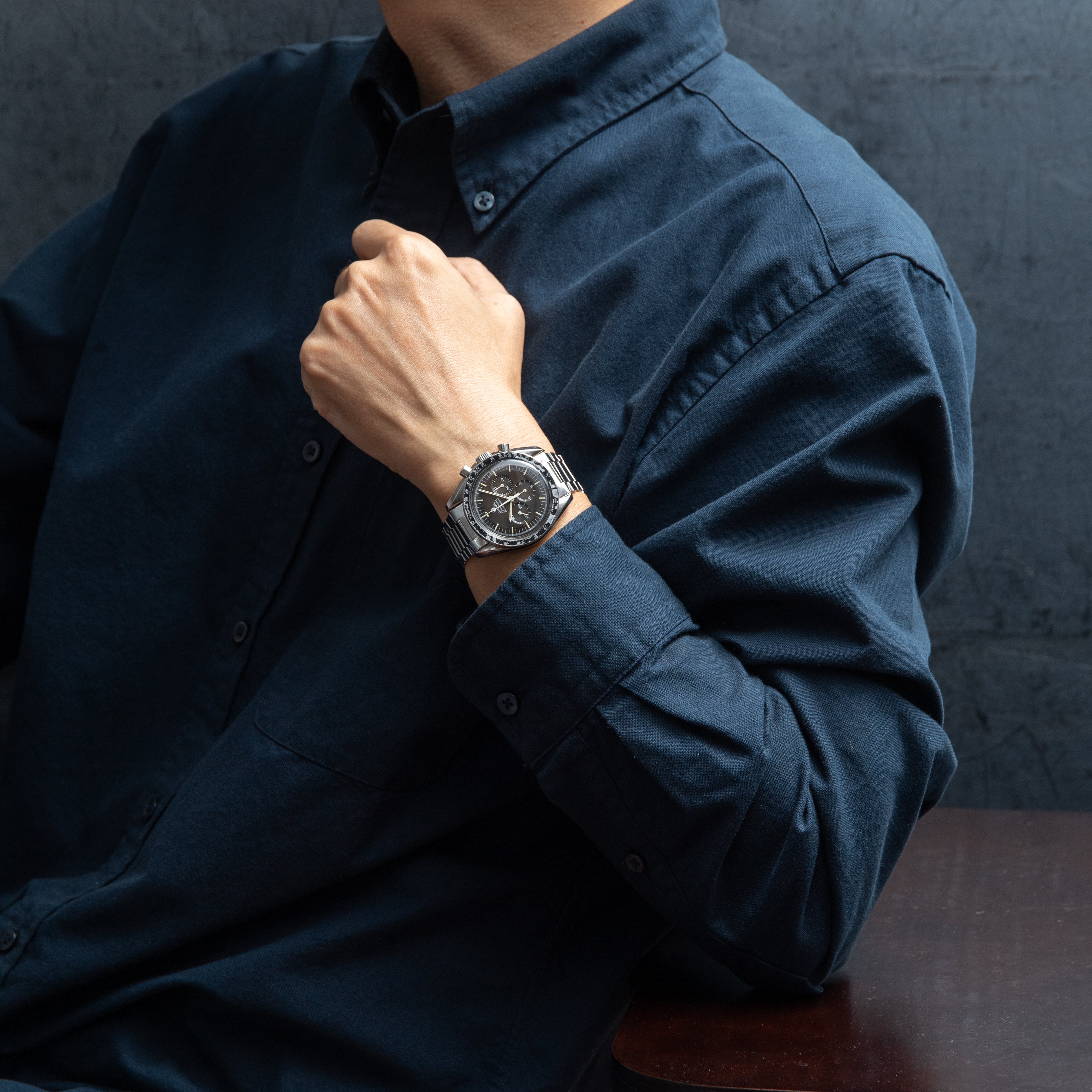 オメガ スピードマスター5th ブラウンチェンジ 1969年製 プロフェッショナル Ref.145.022 69ST キャタピラブレス