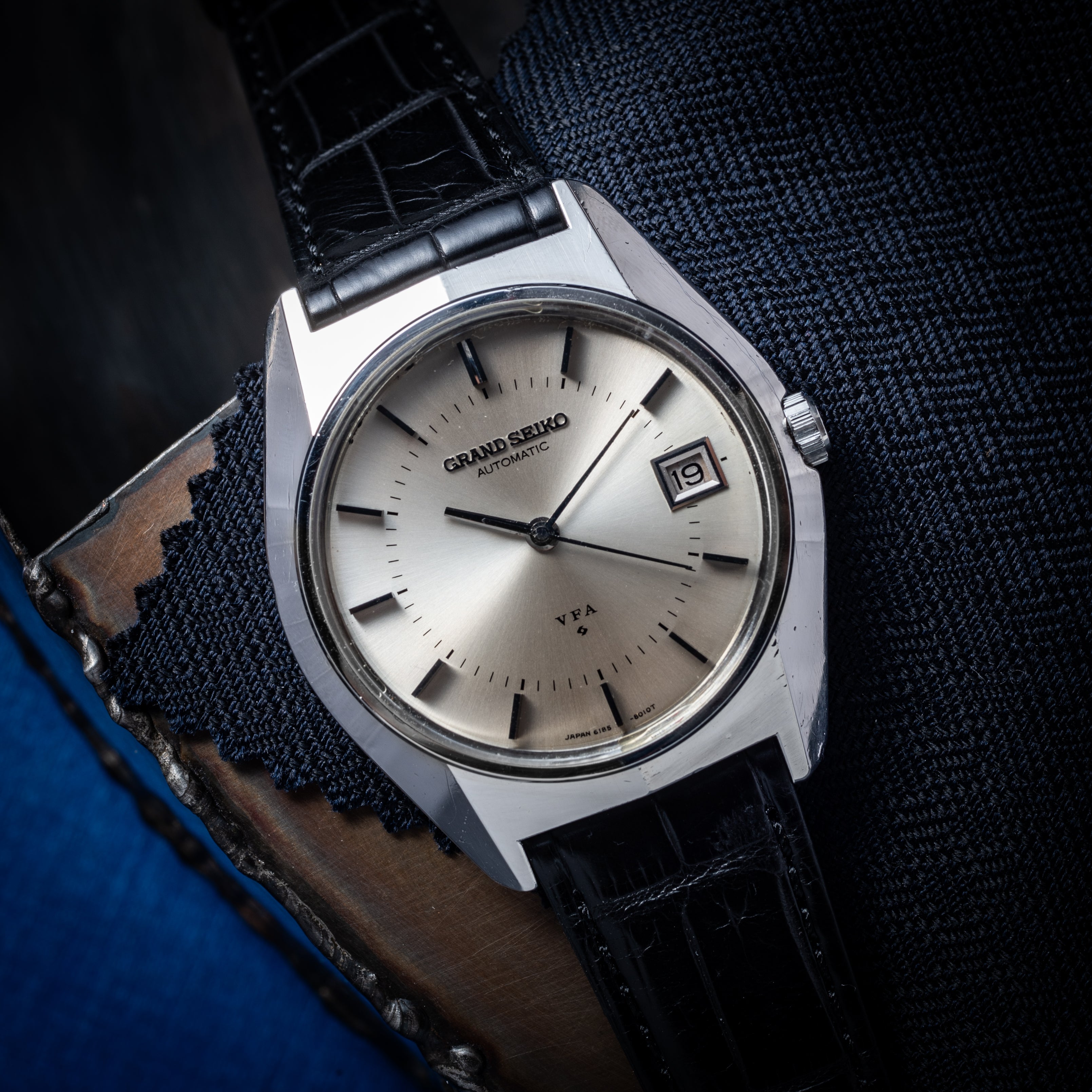 グランドセイコー V.F.A 1970年製/昭和45年製 Ref.6185-8020 オリジナルシルバーダイヤル 61GS