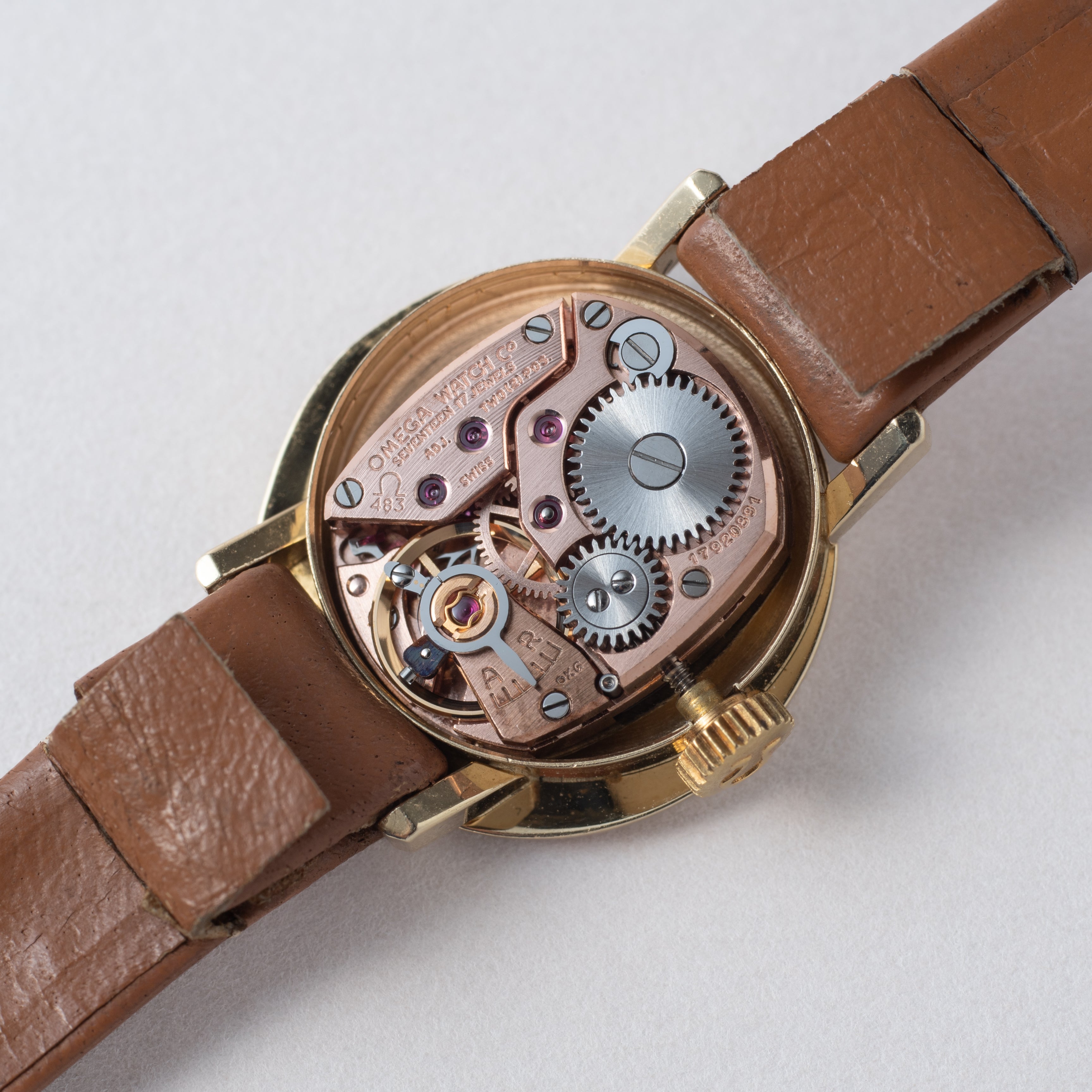 オメガレディース トリコロール 14金無垢 1960年製/昭和35年製 手巻き 箱付き