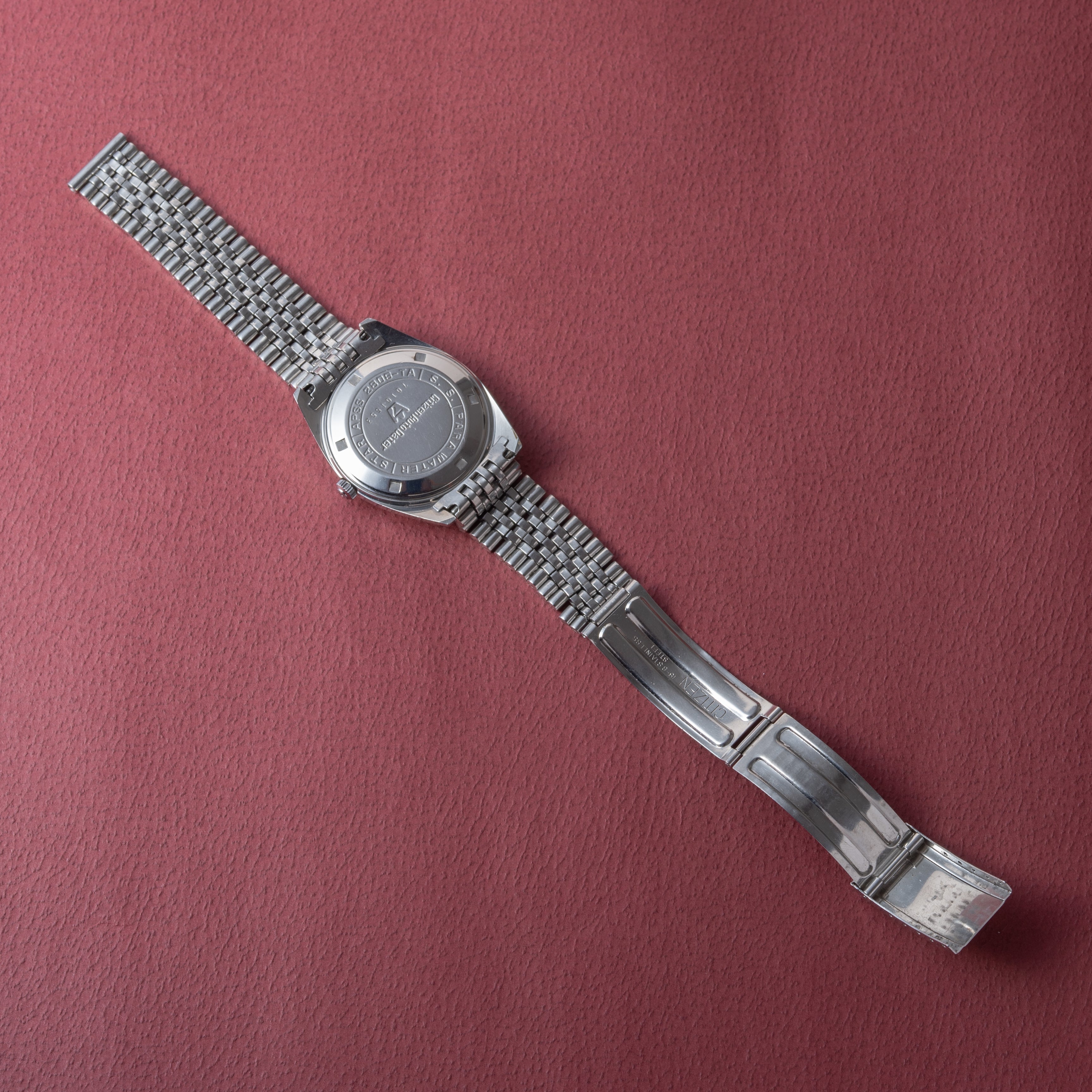 シチズン オートデーター コンパクト7 1967年製 自動巻き 純正ステンレスブレス