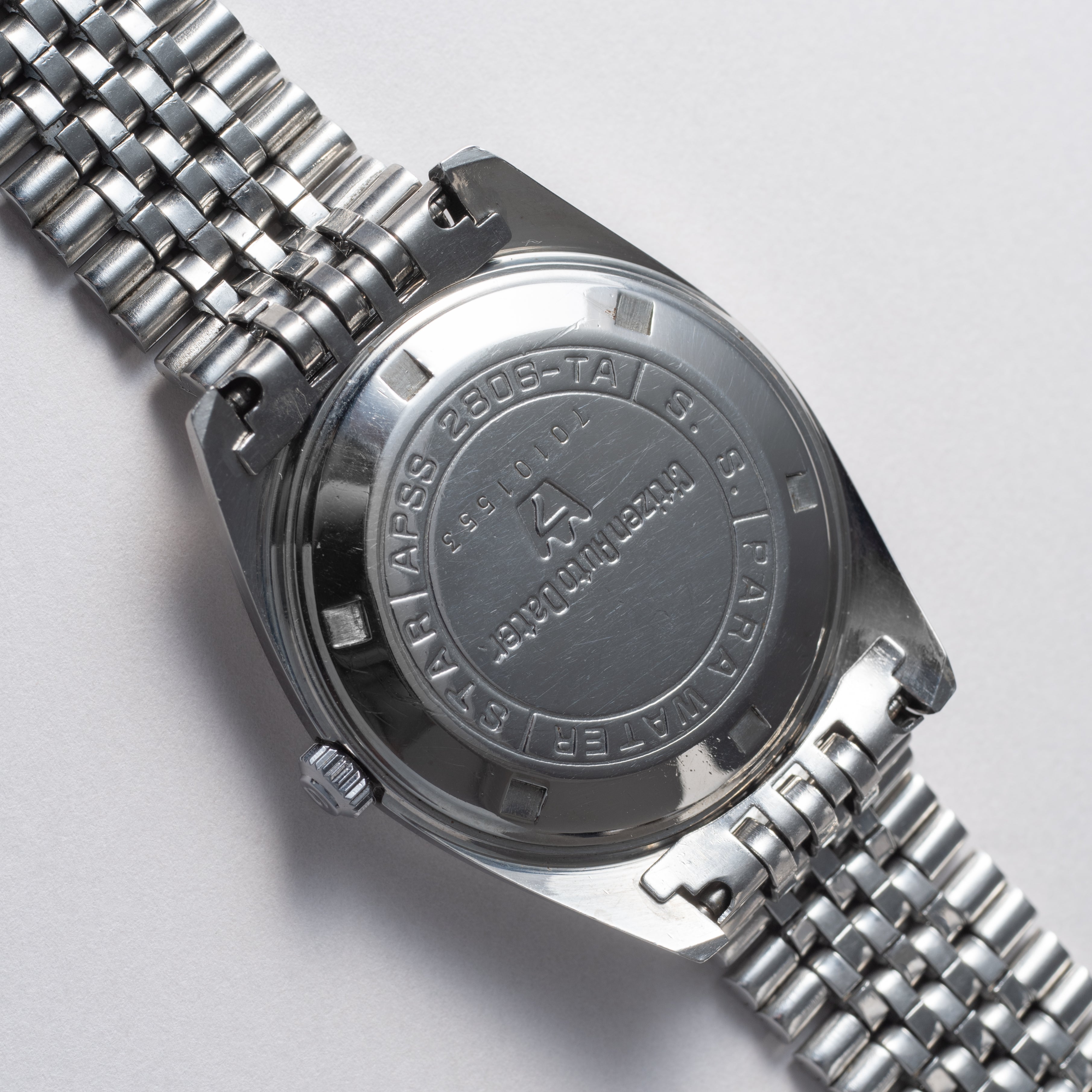 シチズン オートデーター コンパクト7 1967年製 自動巻き 純正ステンレスブレス