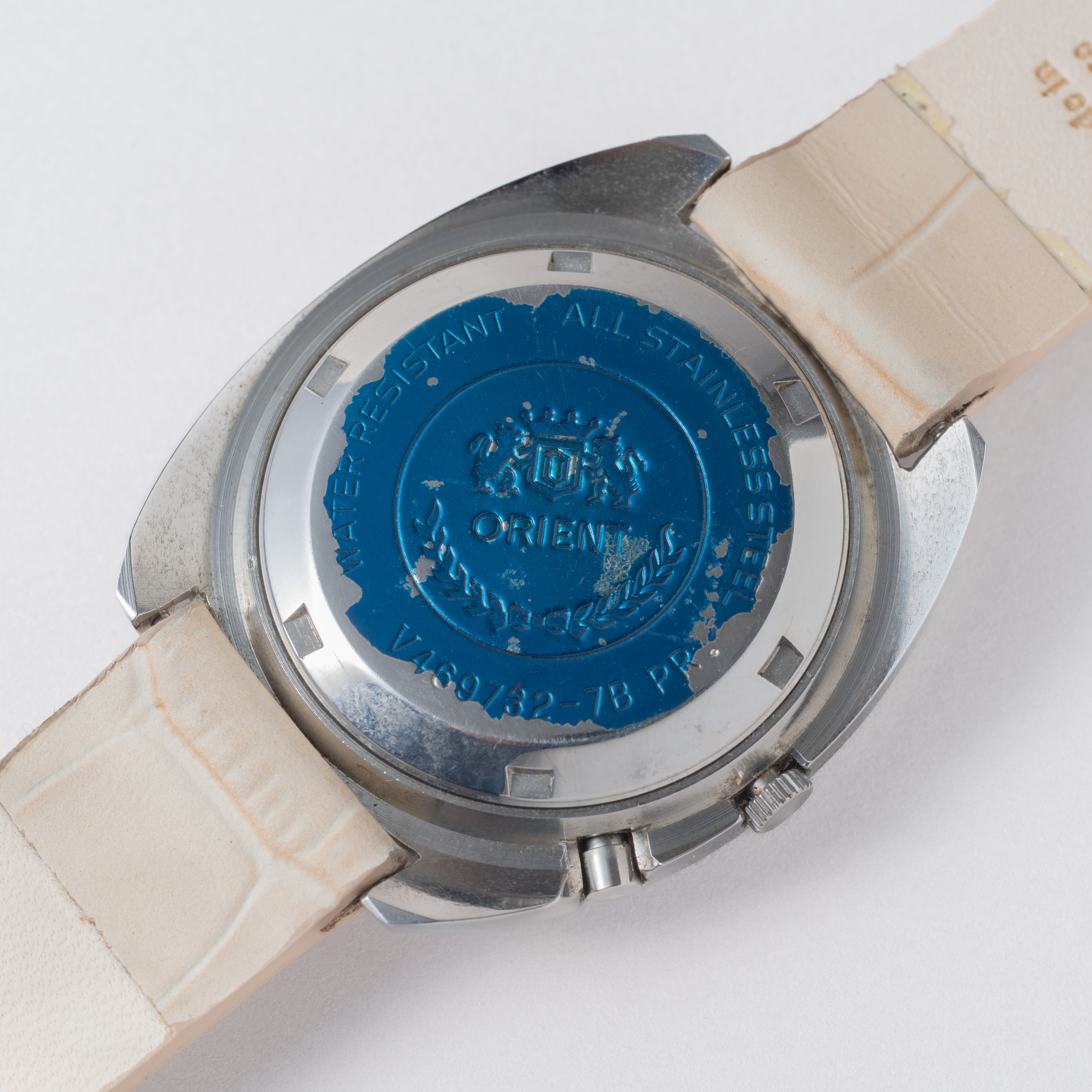 オリエント スリースター 1970年製/昭和45年製 ホワイトローマンダイヤル