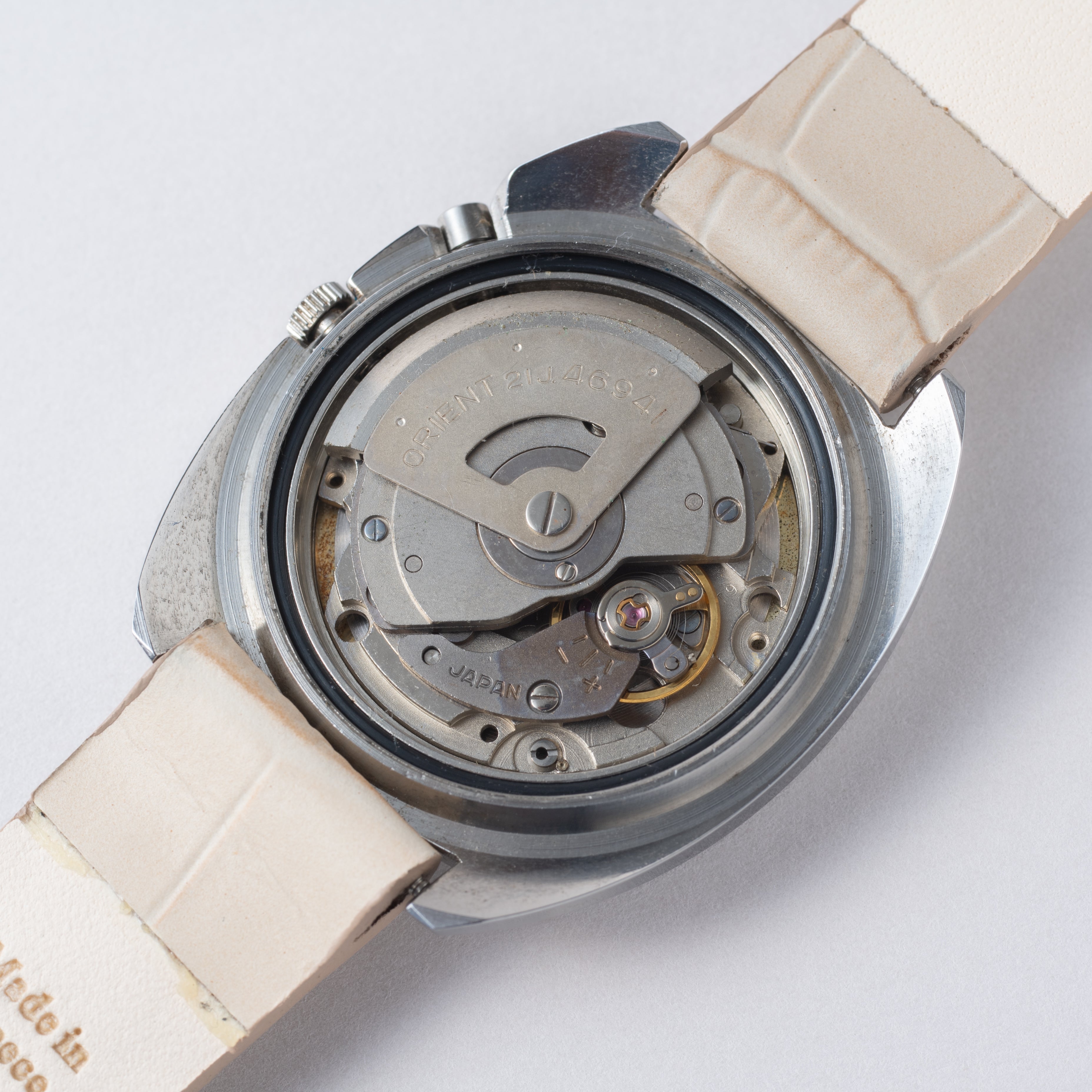 オリエント スリースター 1970年製/昭和45年製 ホワイトローマンダイヤル
