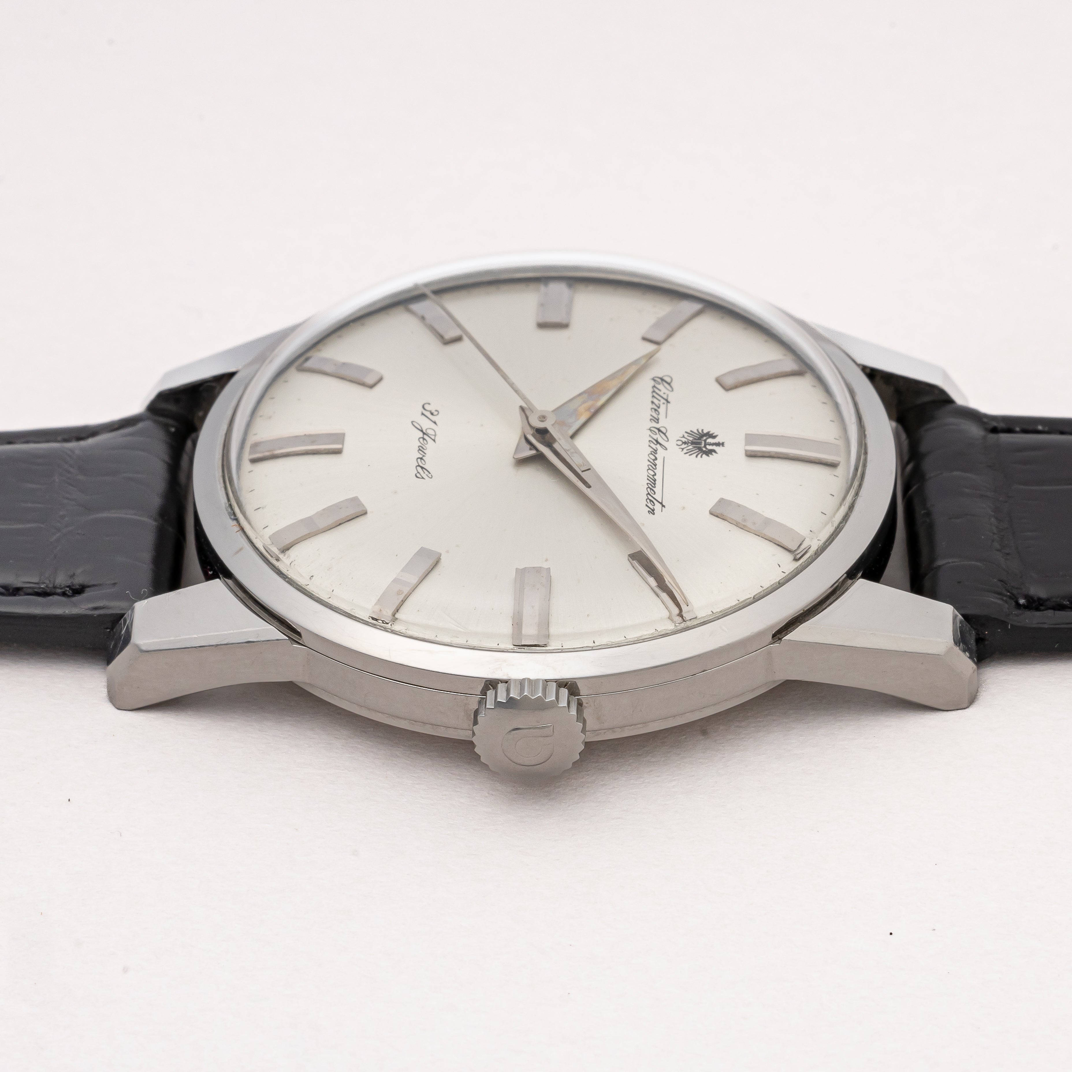 シチズン クロノメーター 1964年製 ノンポリッシュ 31石手巻き