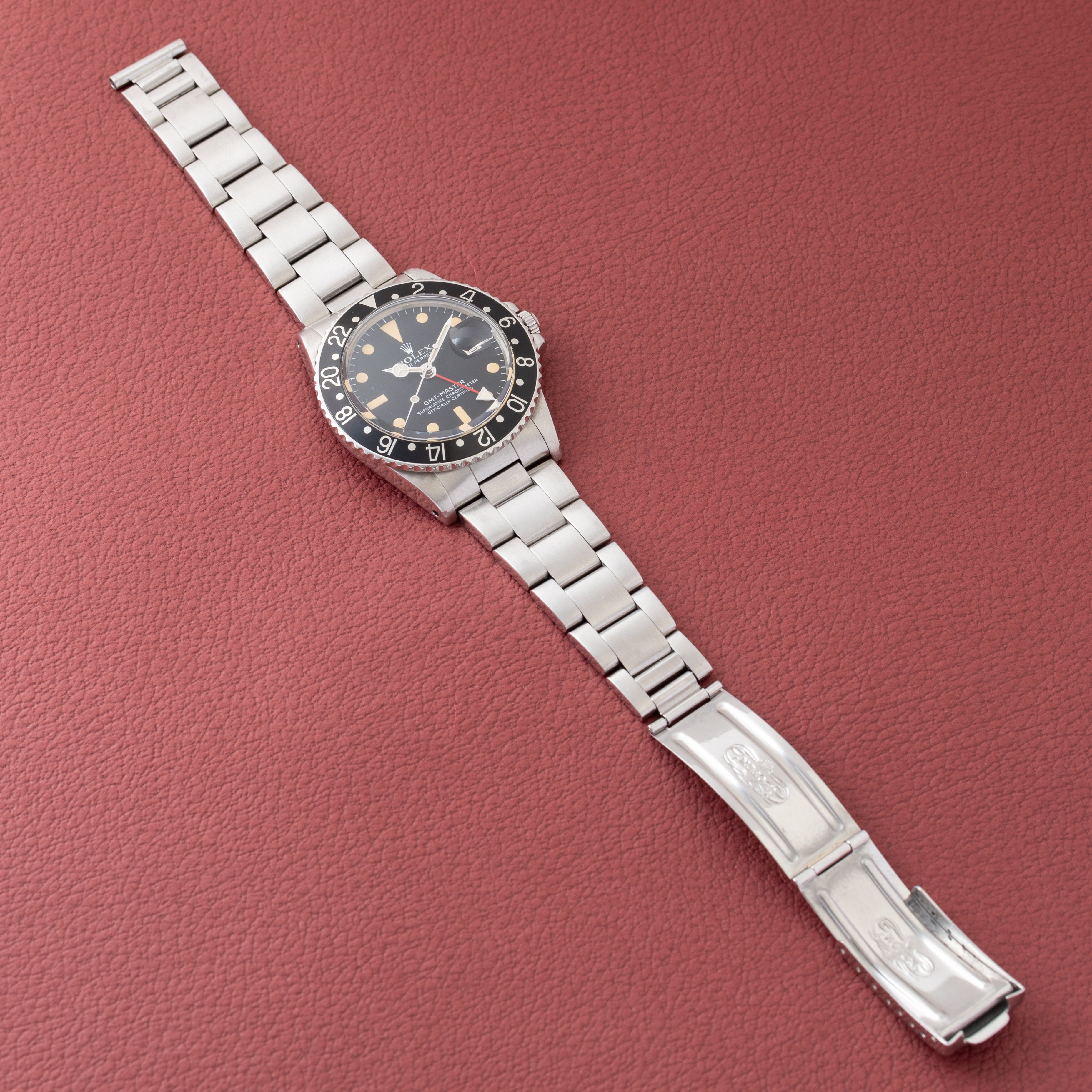 ロレックス GMTマスター フチなし 1978年製 黒ベゼル Ref.1675