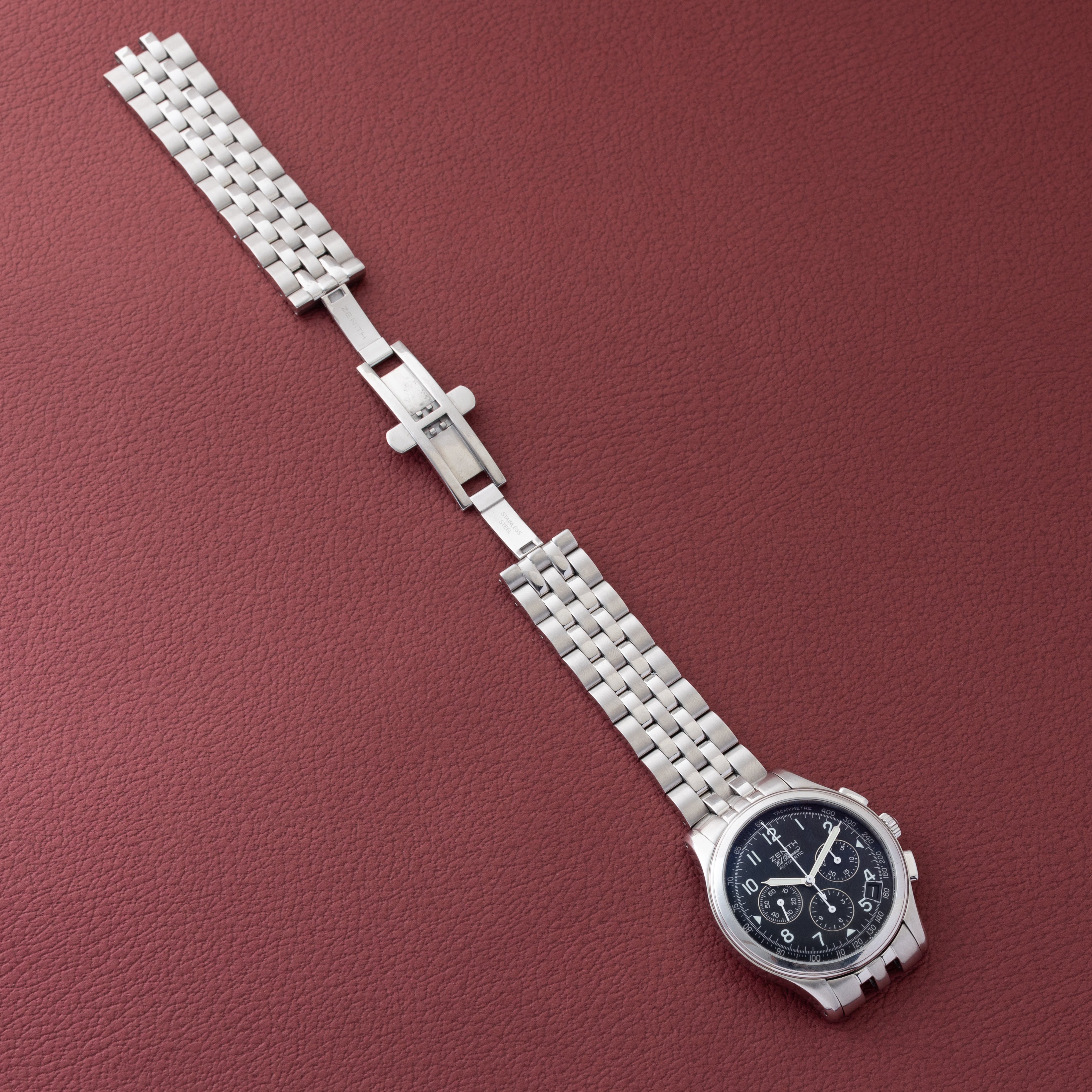 ゼニス エルプリメロ クロノメーター 2002年製 Ref.02.0501.400/24 Cal.400 裏スケルトン 箱、ギャラ付き