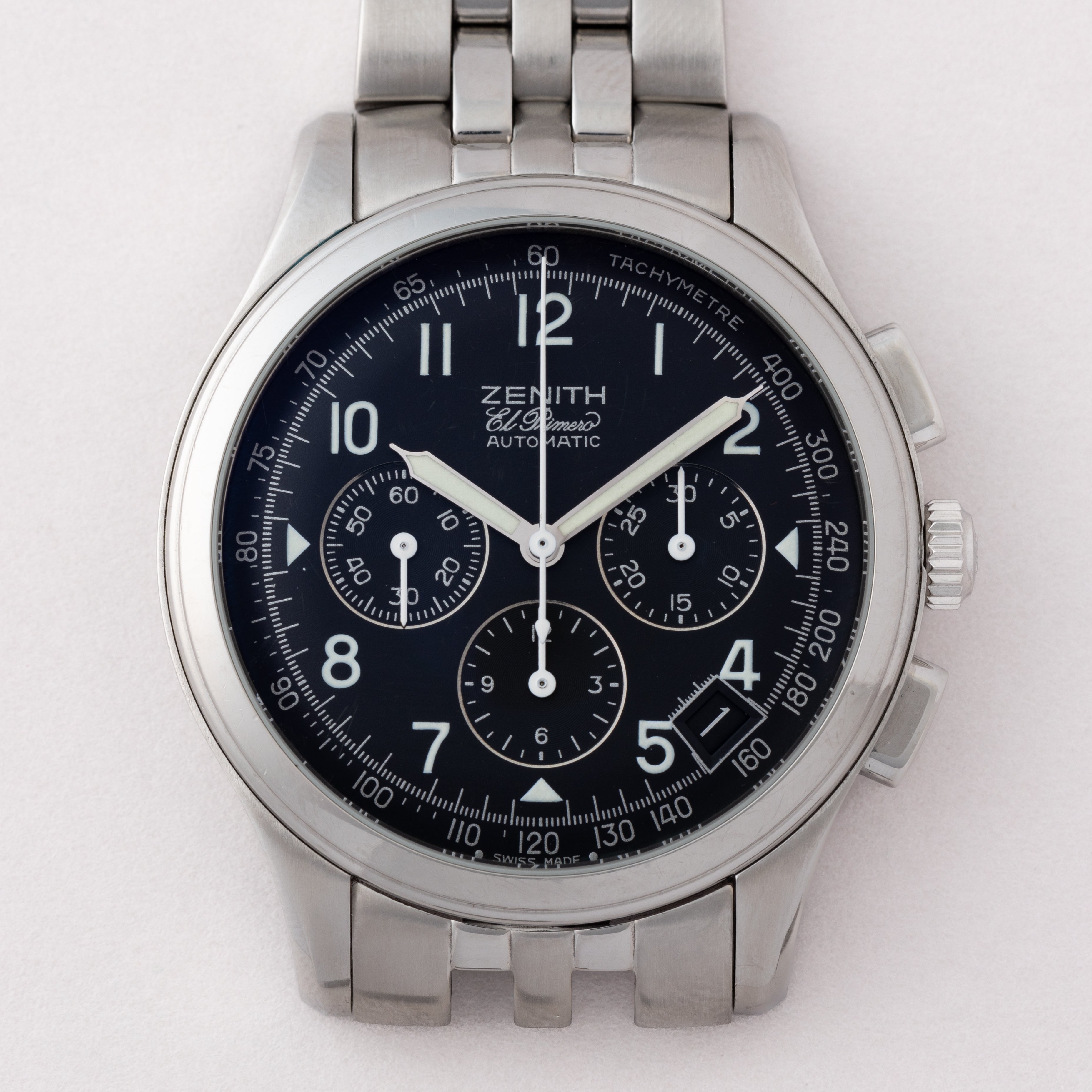 ゼニス エルプリメロ クロノメーター 2002年製 Ref.02.0501.400/24 Cal.400 裏スケルトン 箱、ギャラ付き