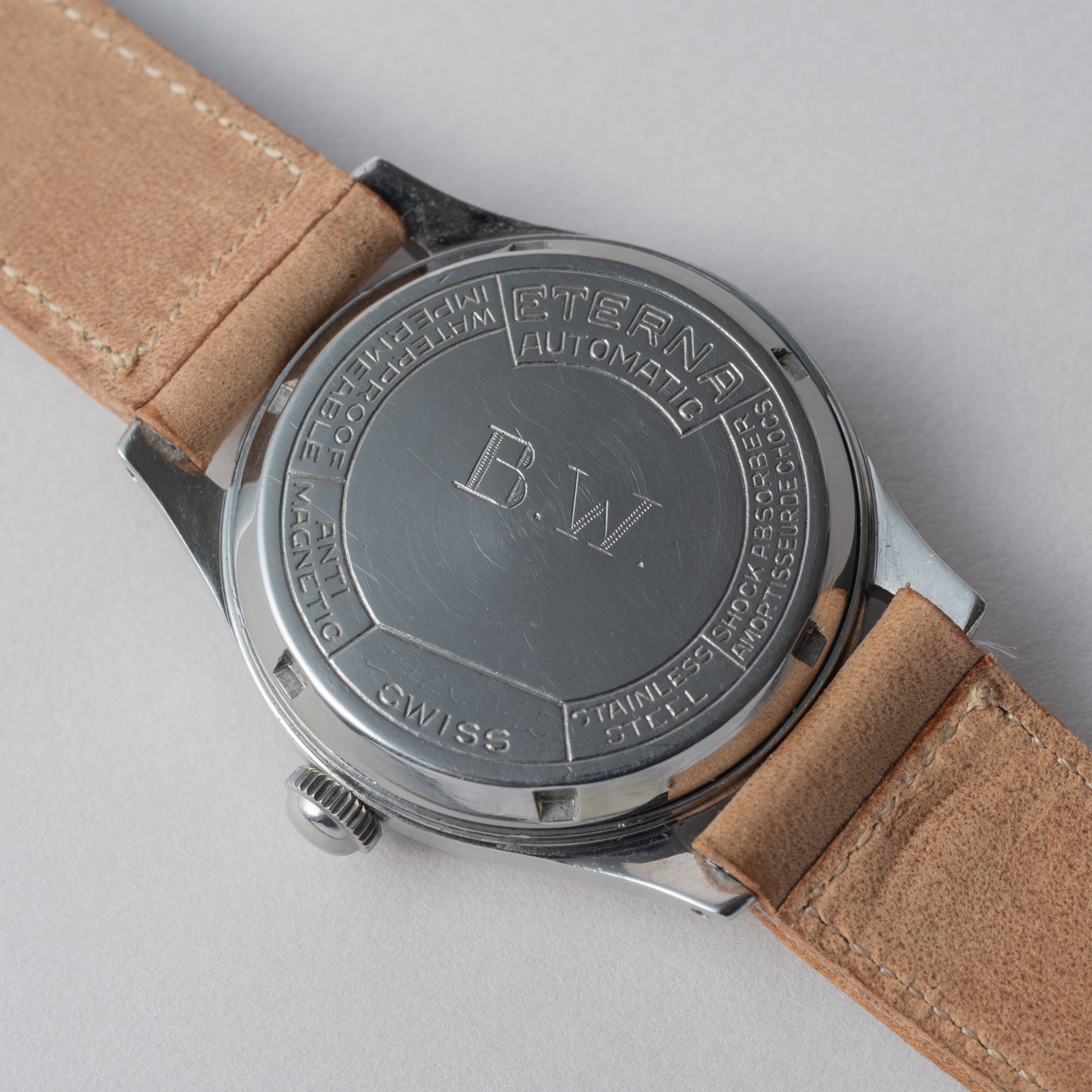 エテルナ ハーフローター ブラック 全アラビアダイヤル 1940年代