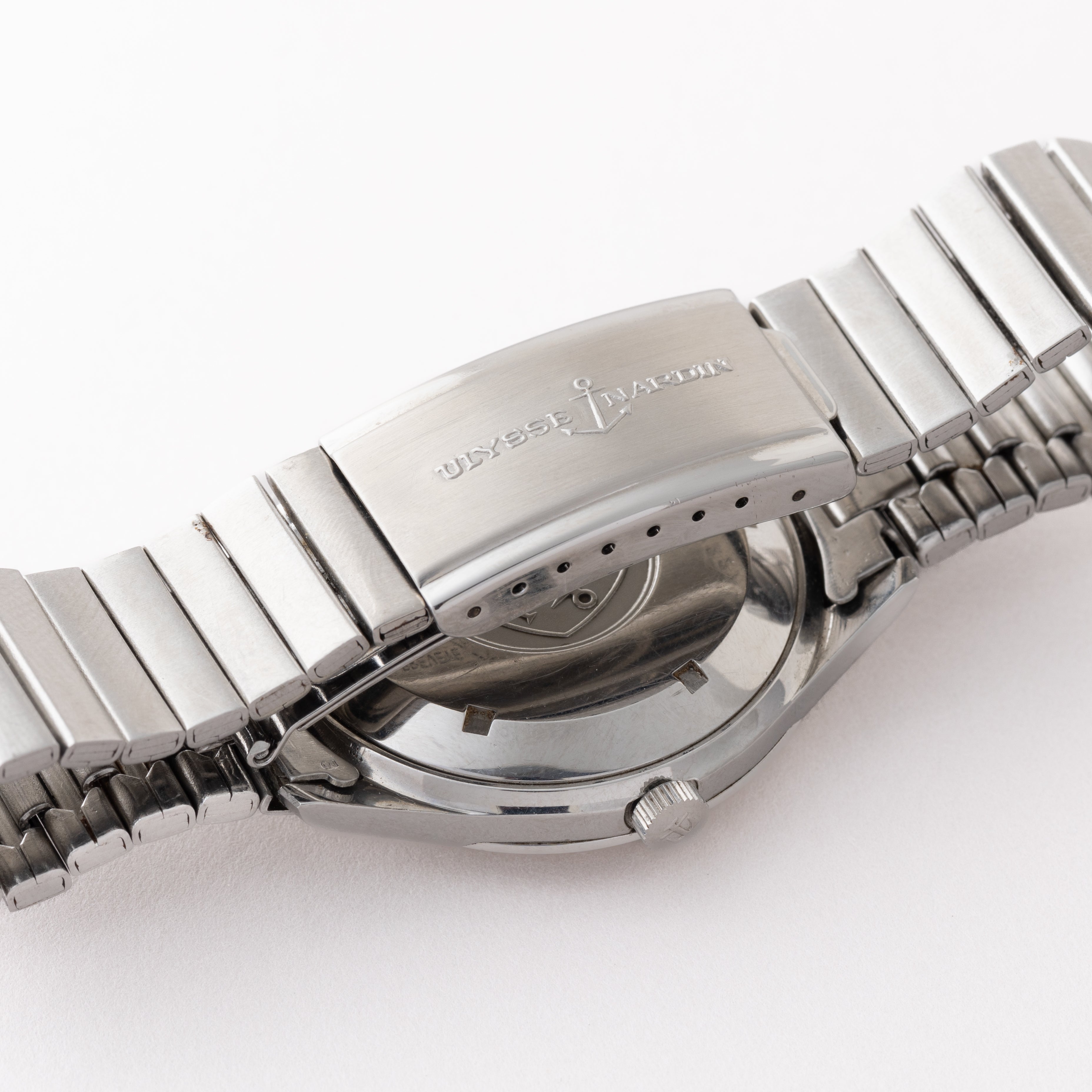 ユリスナルダン クロノメーター 10振動 1970年代 ブレス付き