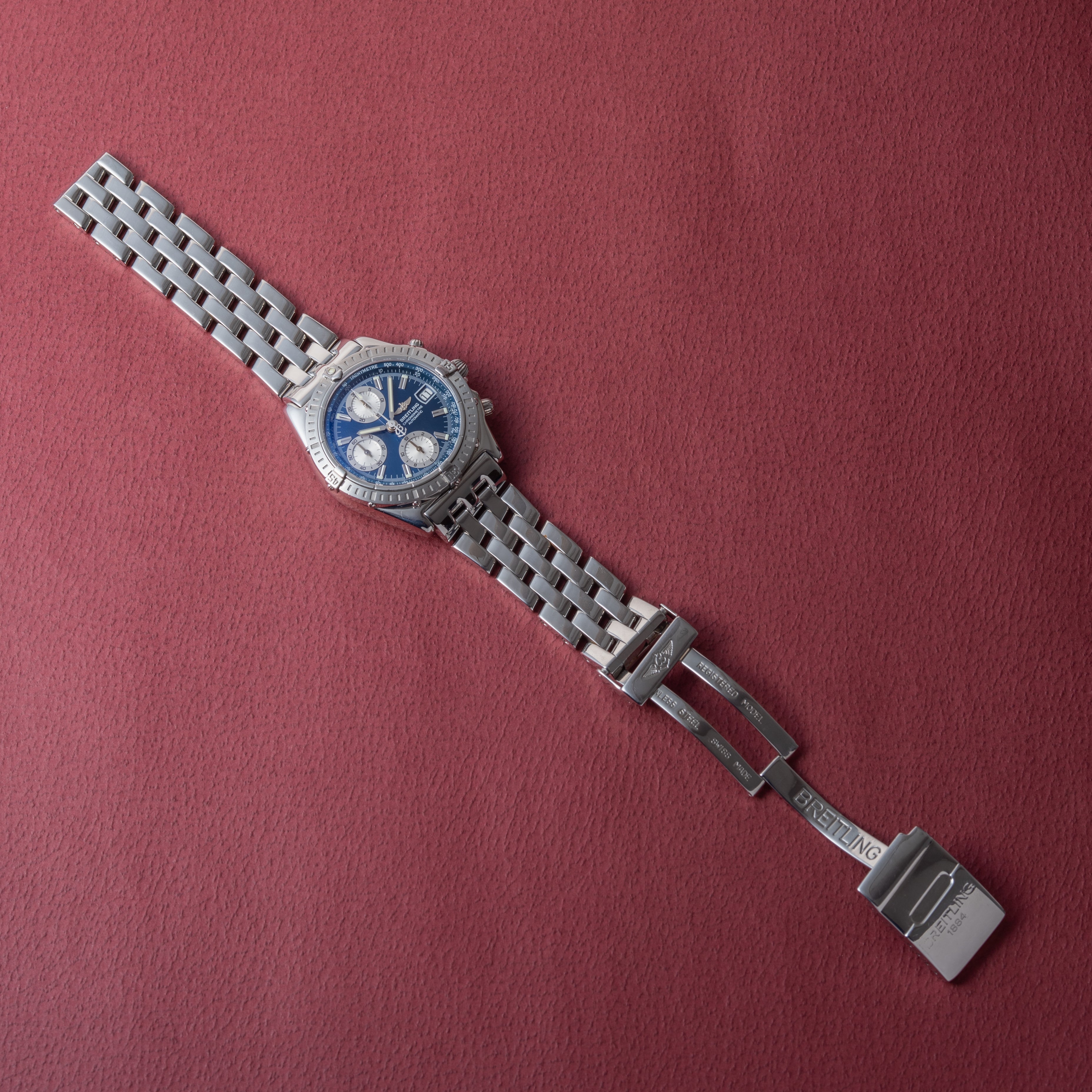 ブライトリング クロノマット2000 ブルーダイヤル 2000年代製