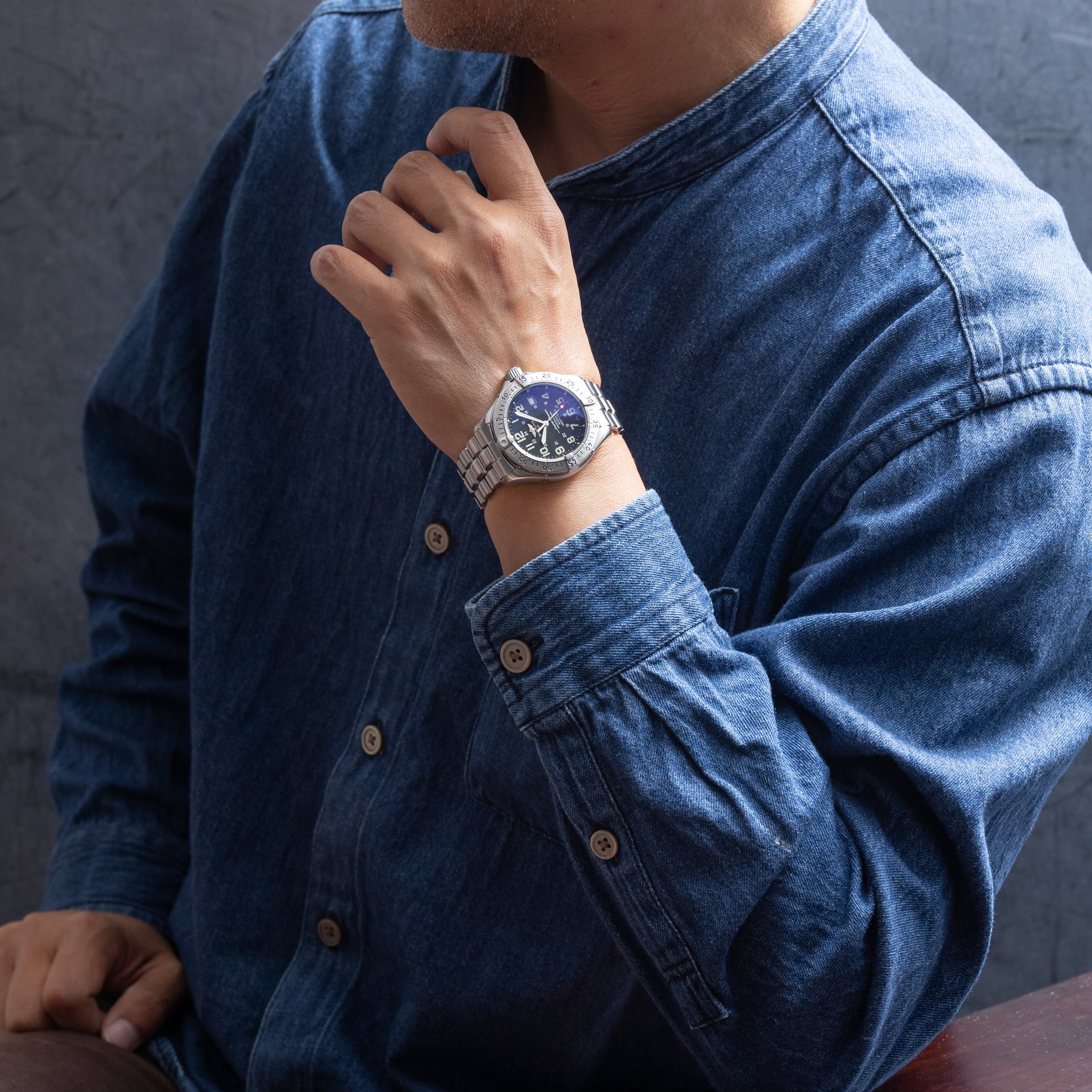 ブライトリング スーパーオーシャン デイト A17045 自動巻き