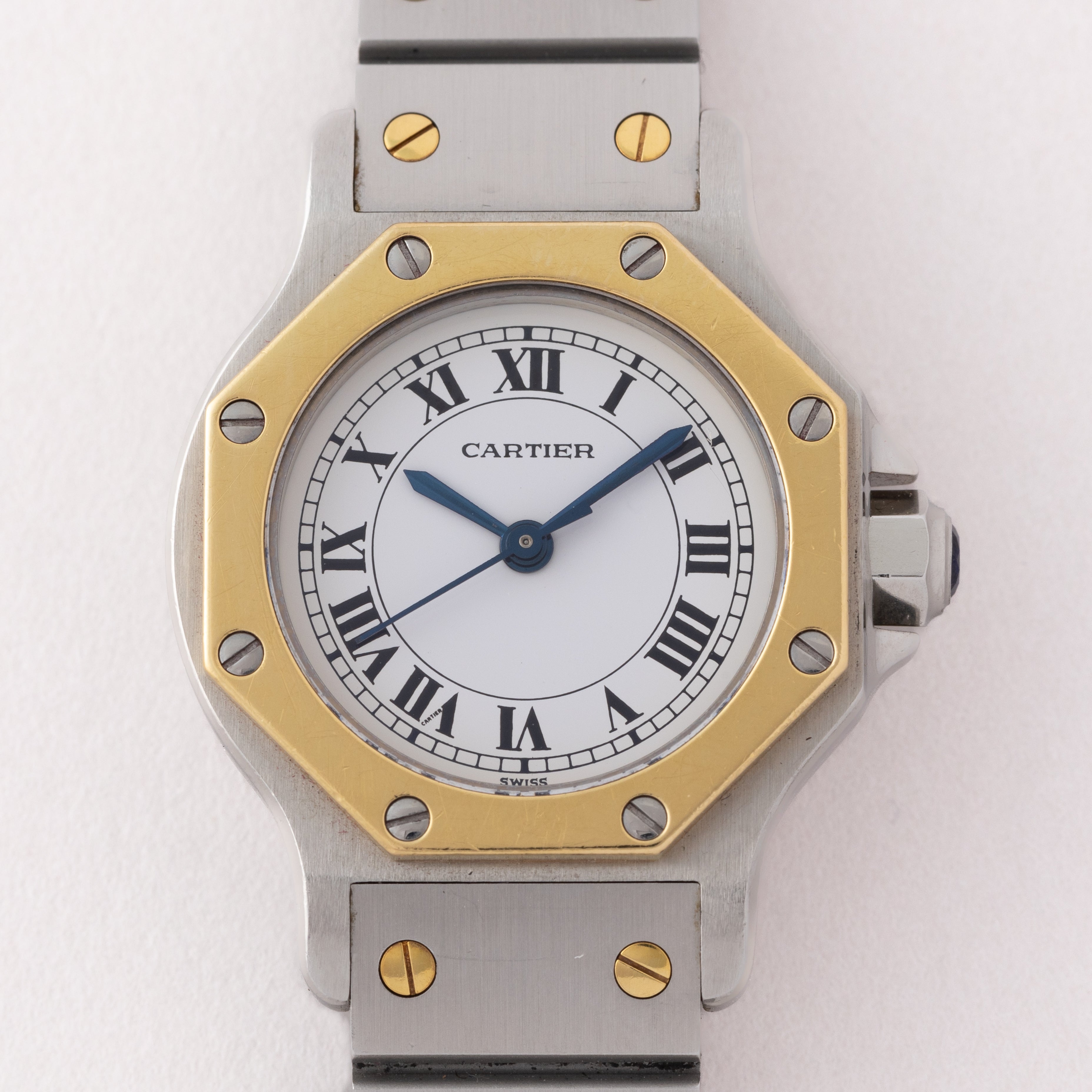 カルティエ サントス オクタゴン コンビ SMサイズ 1990年代