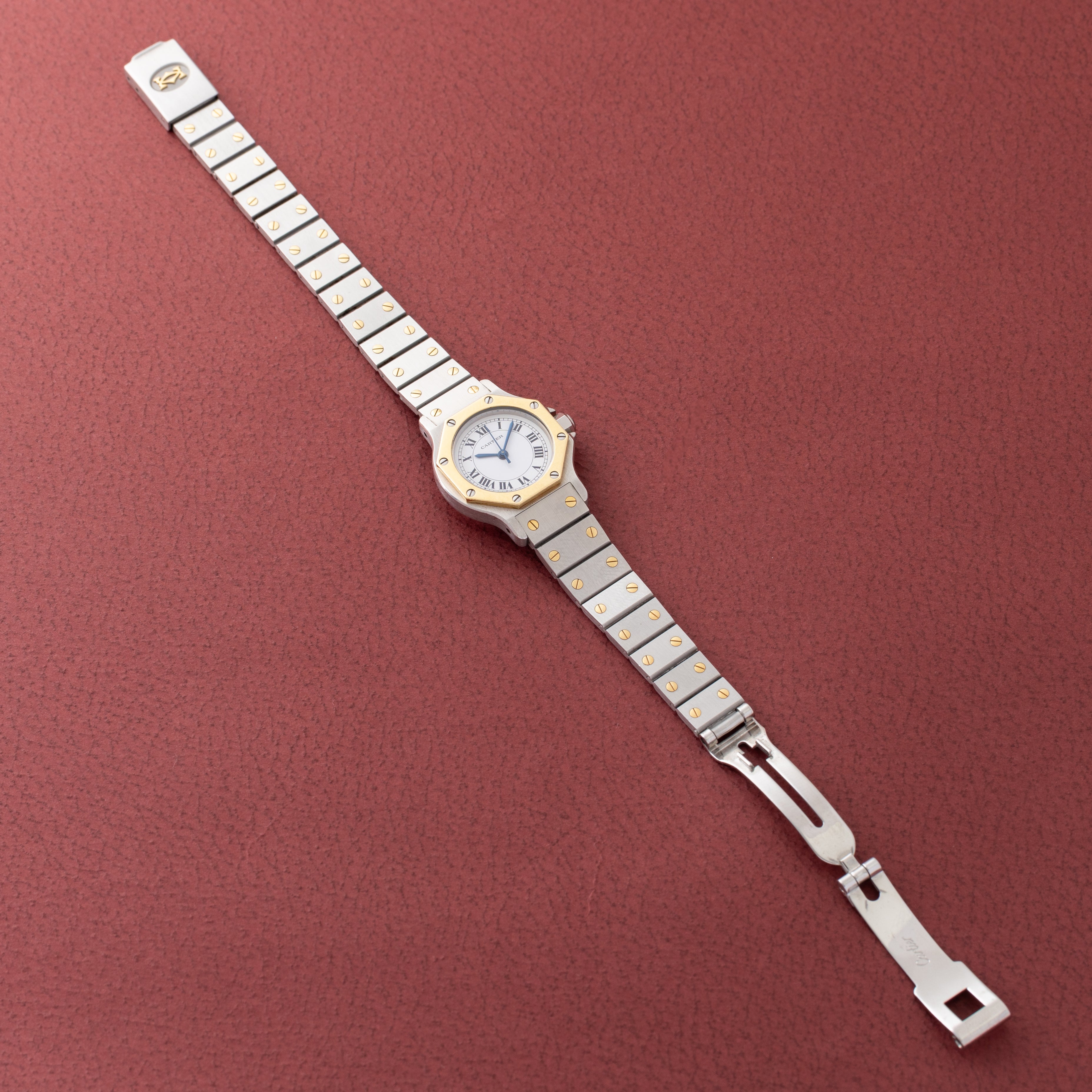 カルティエ サントス オクタゴン コンビ SMサイズ 1990年代