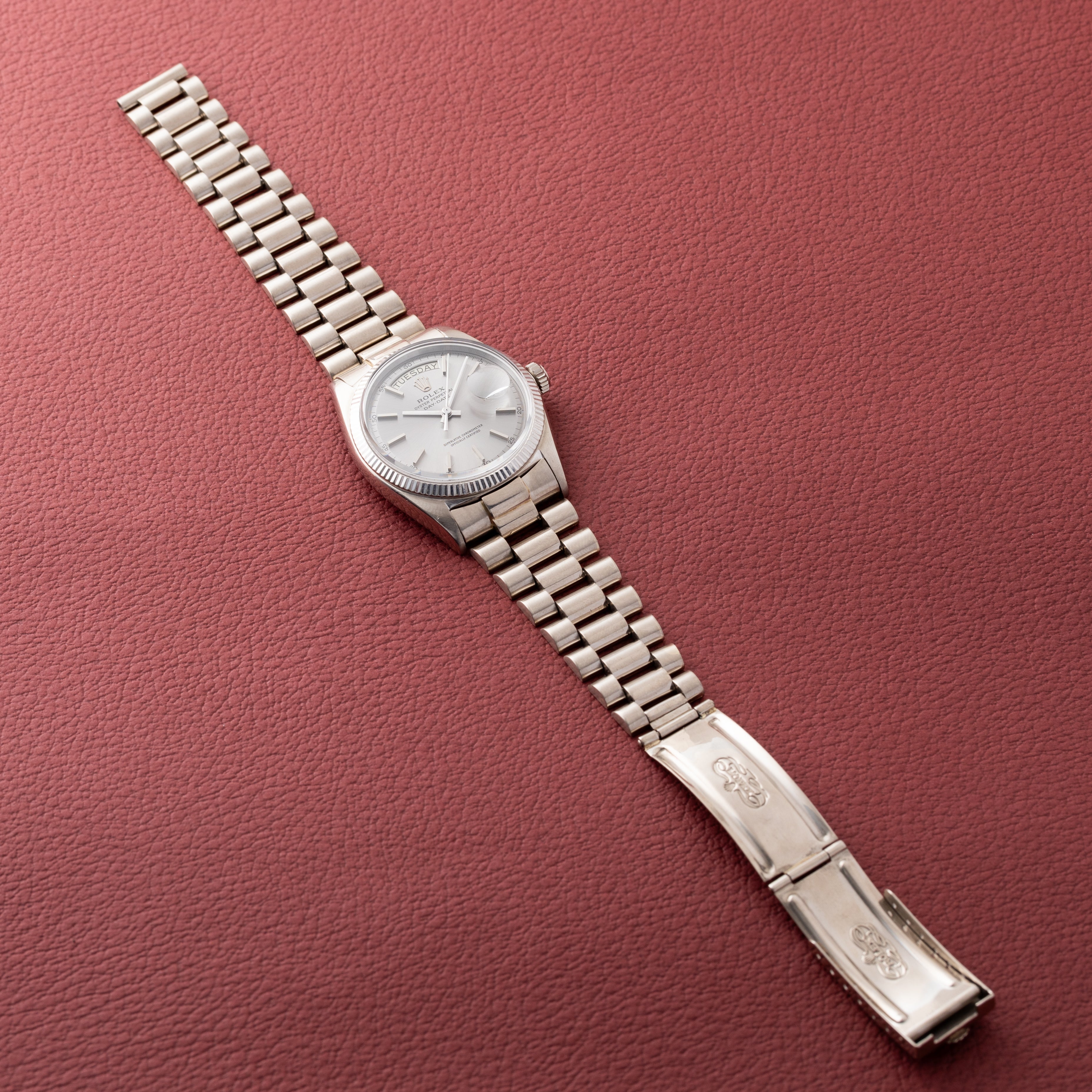 ロレックス デイデイト 18KWG ジャパンブレス 1960年代製 Ref.1803 箱、交換用文字盤、サービスギャラ