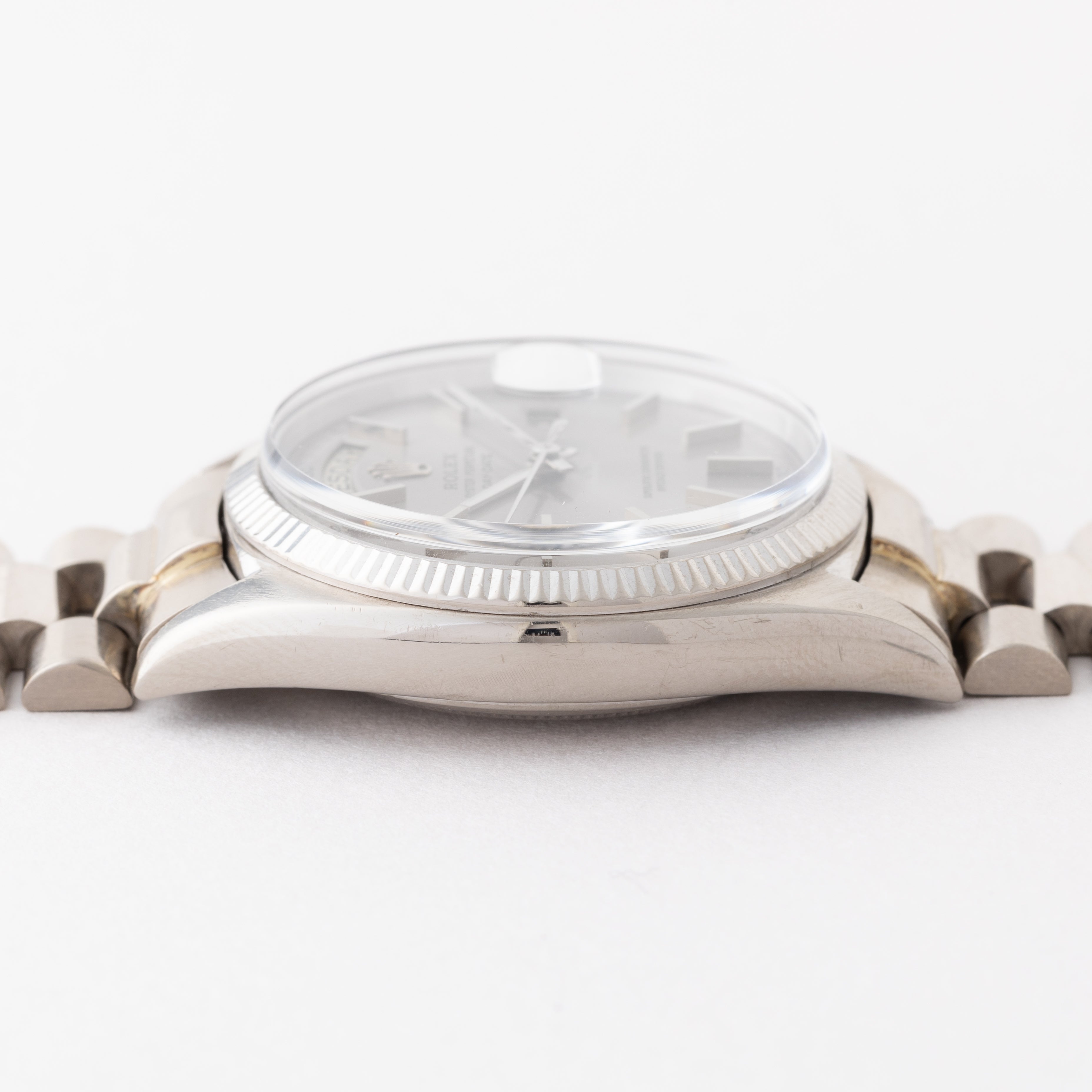 ロレックス デイデイト 18KWG ジャパンブレス 1960年代製 Ref.1803 箱、交換用文字盤、サービスギャラ