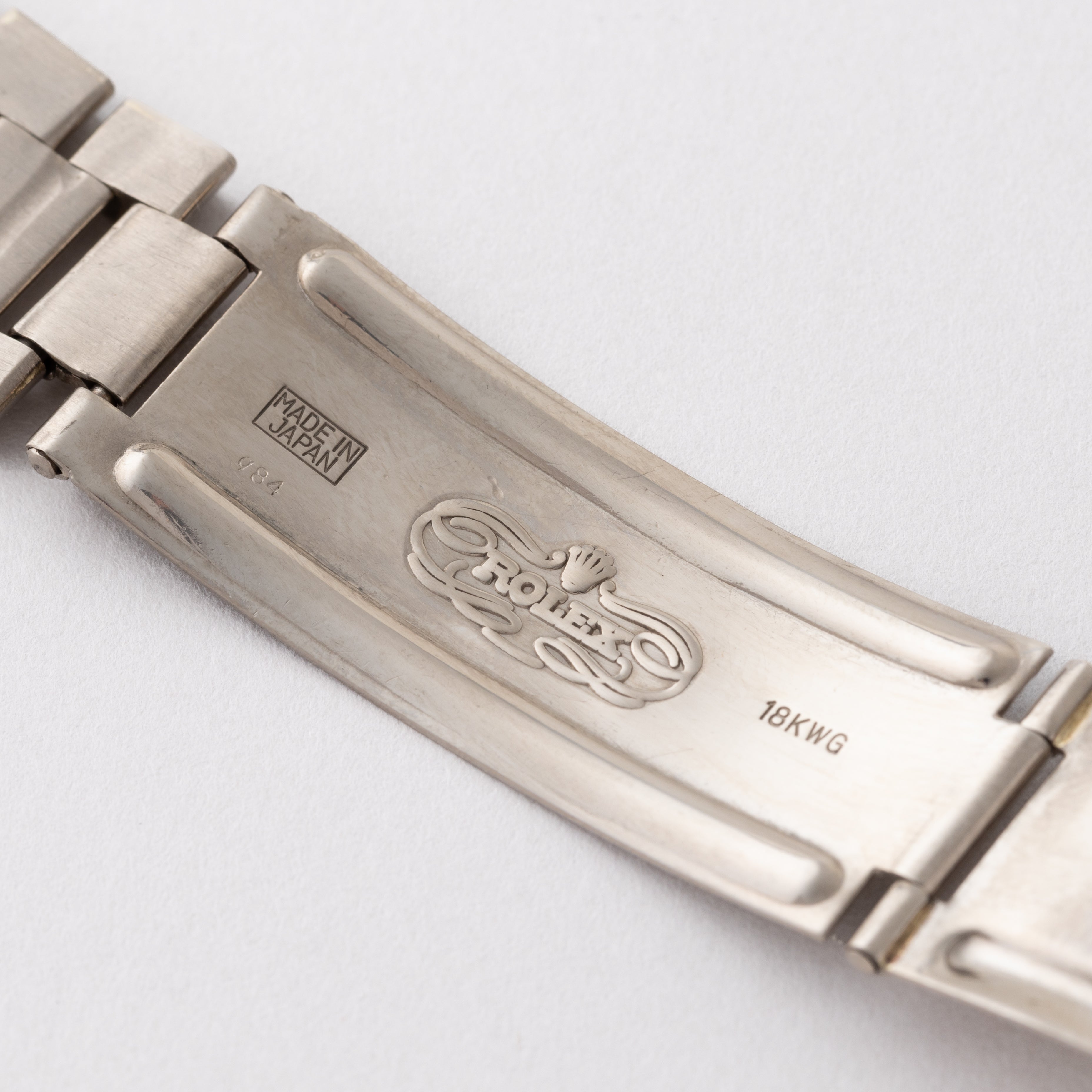 ロレックス デイデイト 18KWG ジャパンブレス 1960年代製 Ref.1803 箱、交換用文字盤、サービスギャラ