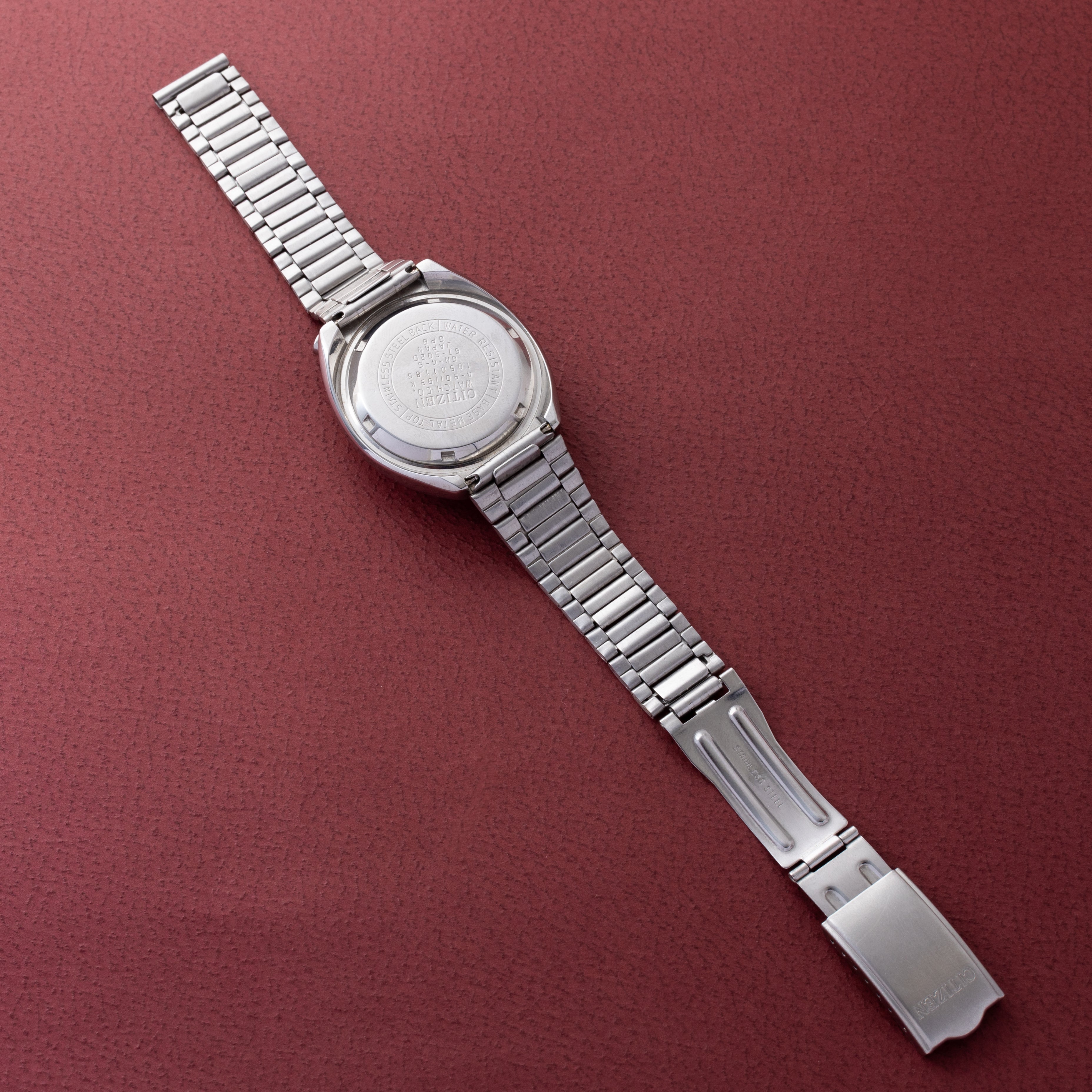 シチズン ツノクロノ チャレンジタイマー 1971年製 自動巻きクロノグラフ 純正ブレス