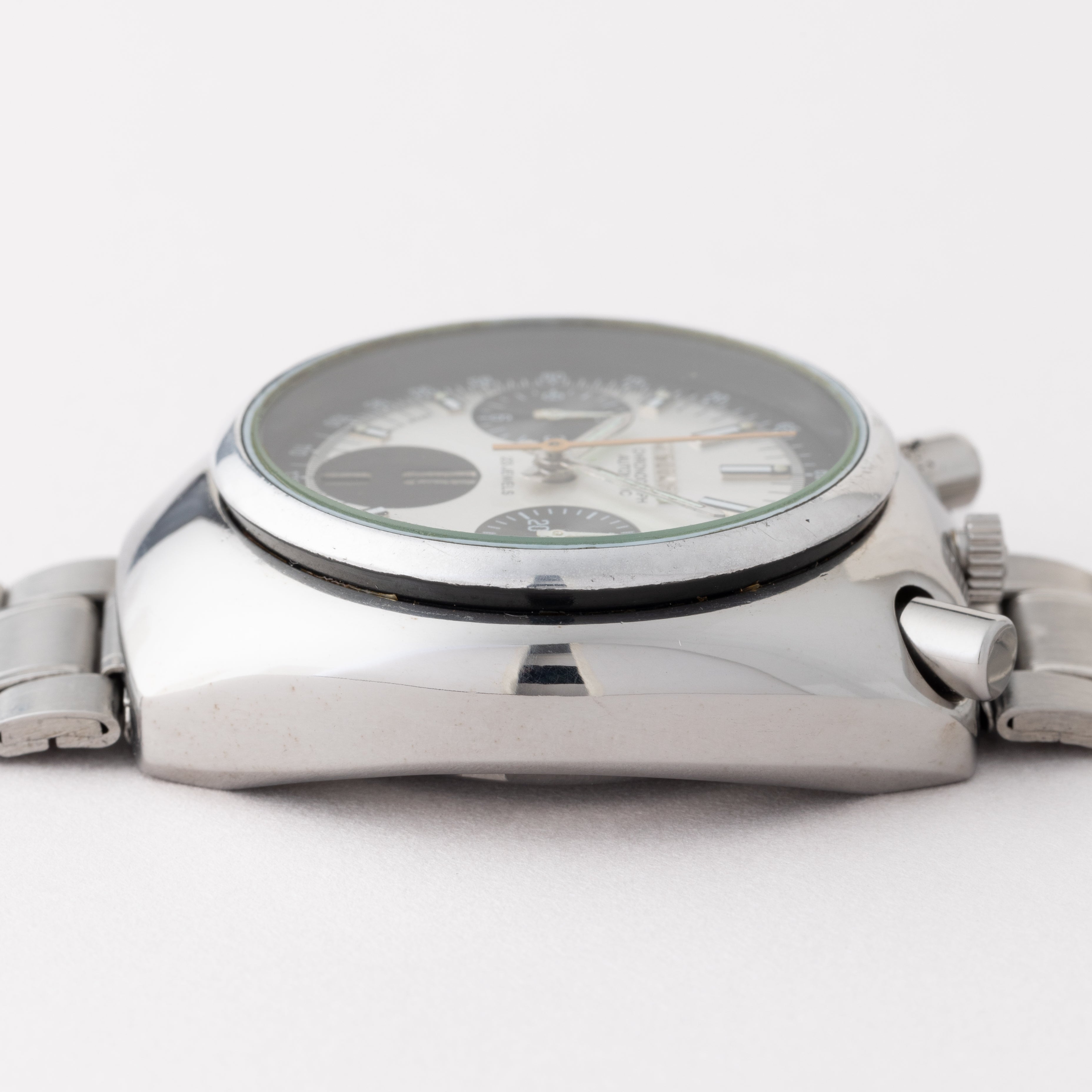 シチズン ツノクロノ チャレンジタイマー 1971年製 自動巻きクロノグラフ 純正ブレス