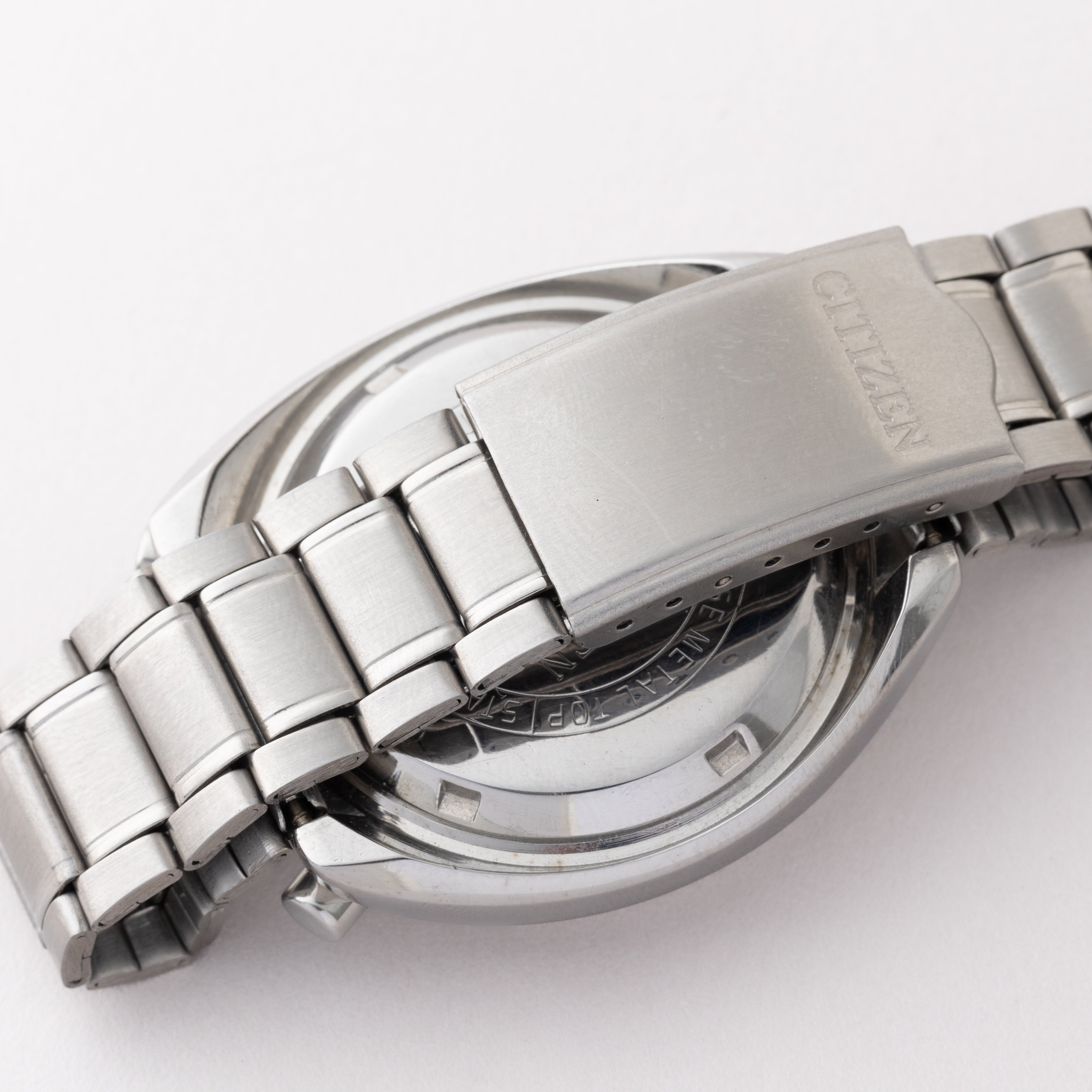 シチズン ツノクロノ チャレンジタイマー 1971年製 自動巻きクロノグラフ 純正ブレス