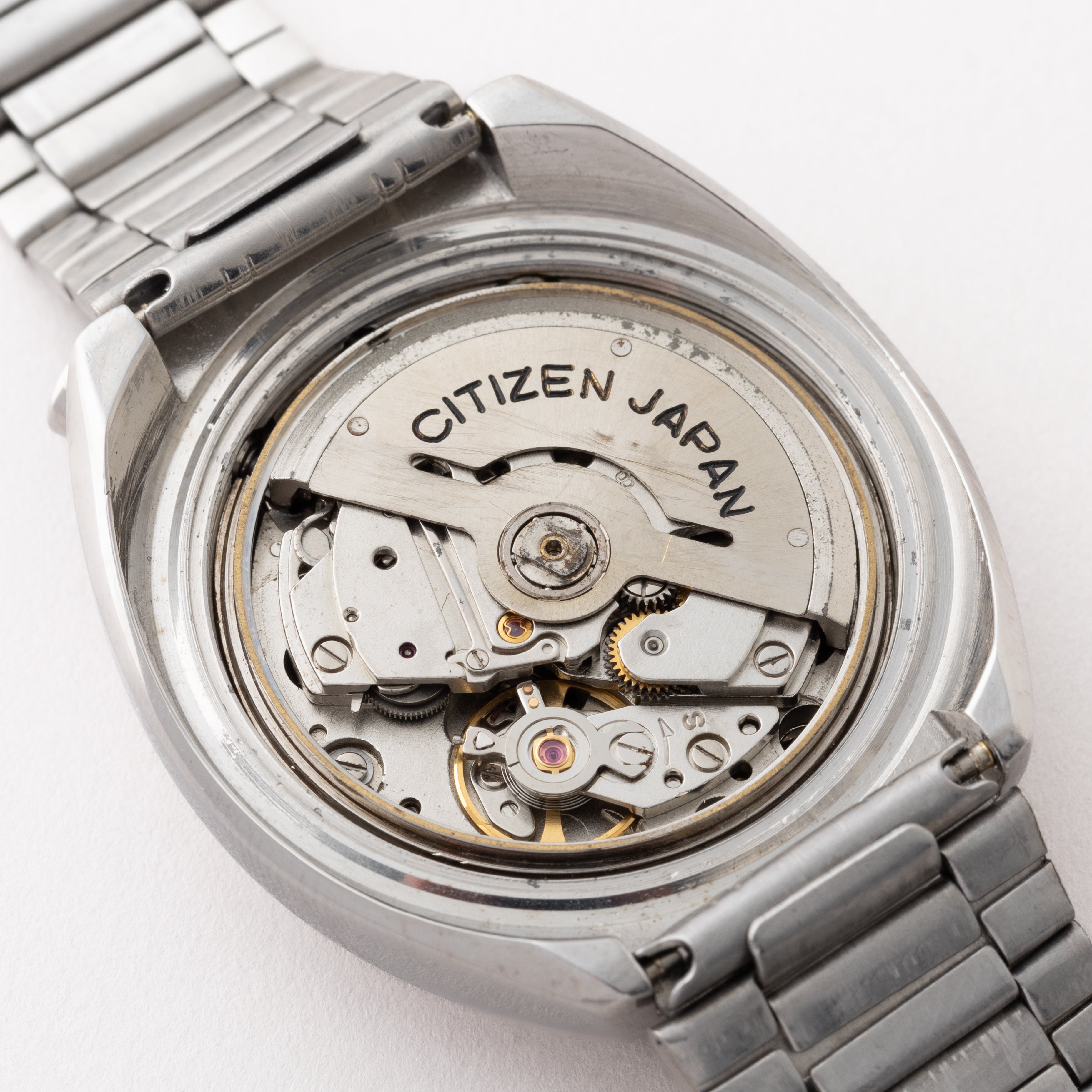 シチズン ツノクロノ チャレンジタイマー 1971年製 自動巻きクロノグラフ 純正ブレス