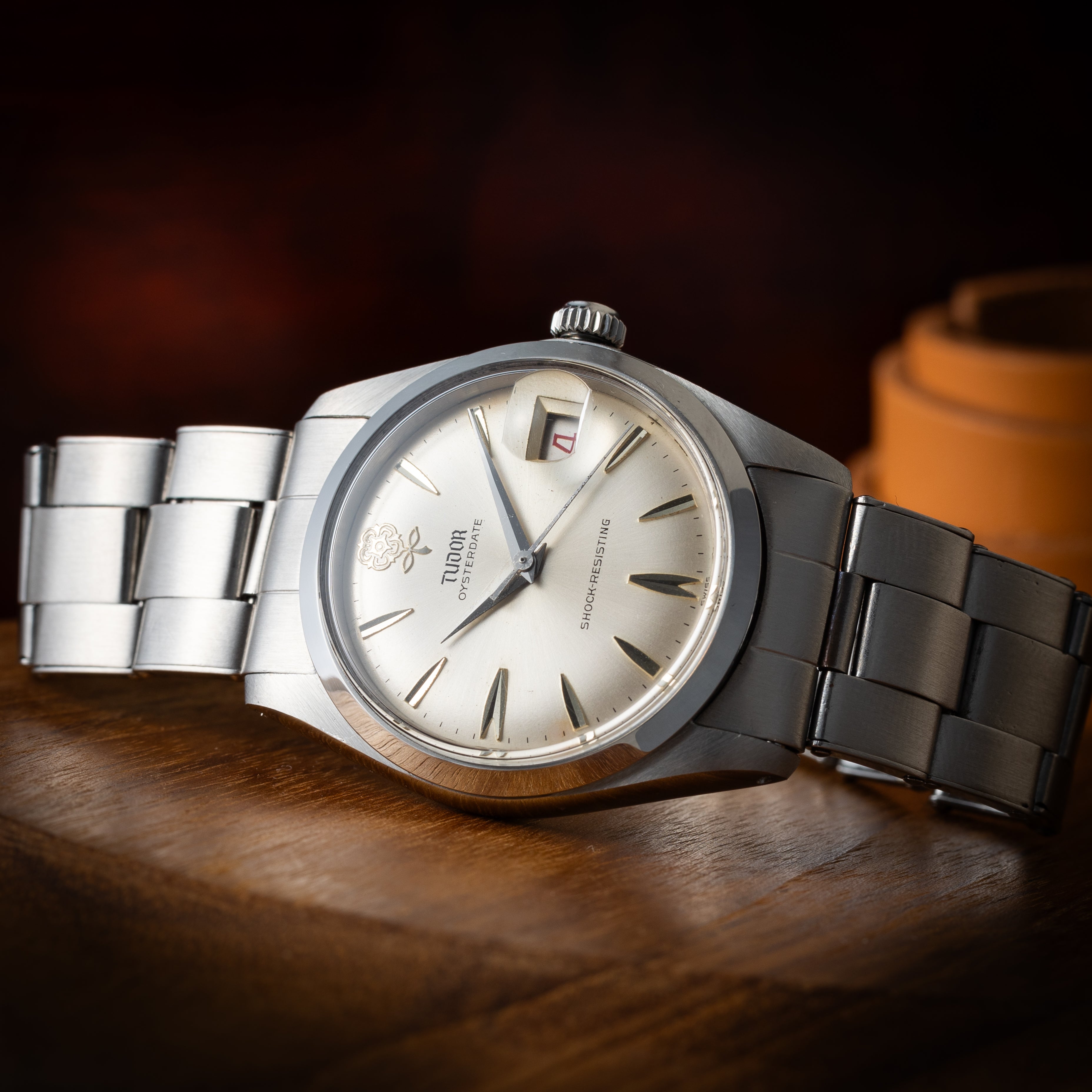 チューダー オイスターデイト デカバラ 1965年製 Ref.7962 手巻き リベットブレス