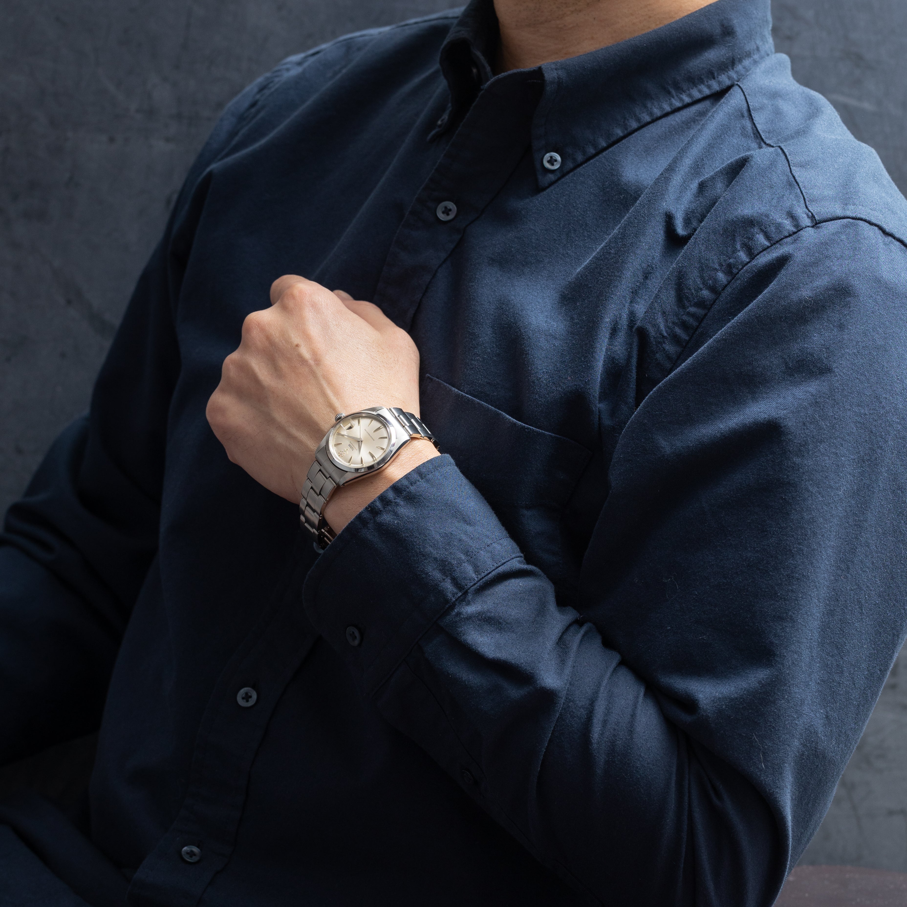 チューダー オイスターデイト デカバラ 1965年製 Ref.7962 手巻き リベットブレス