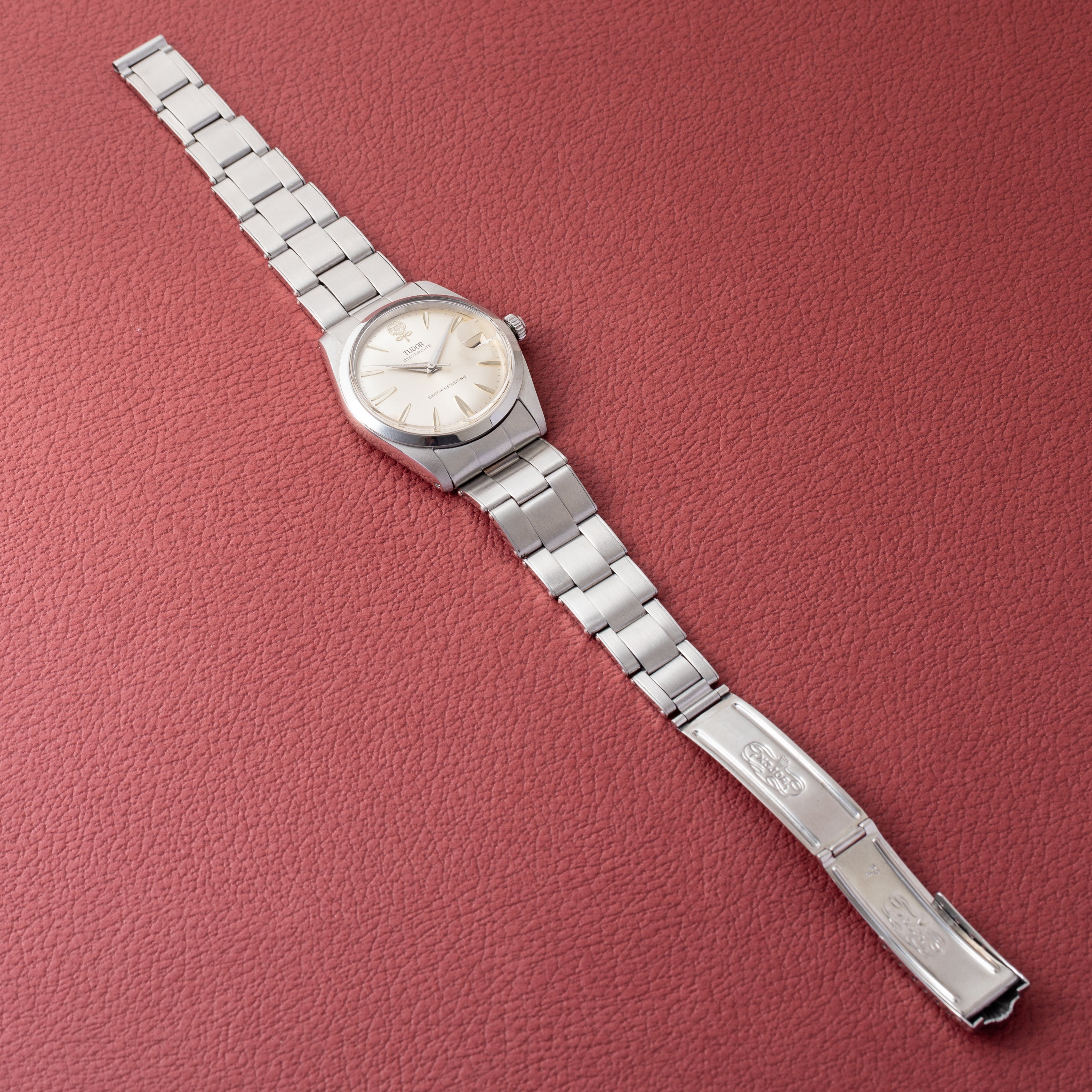 チューダー オイスターデイト デカバラ 1965年製 Ref.7962 手巻き リベットブレス