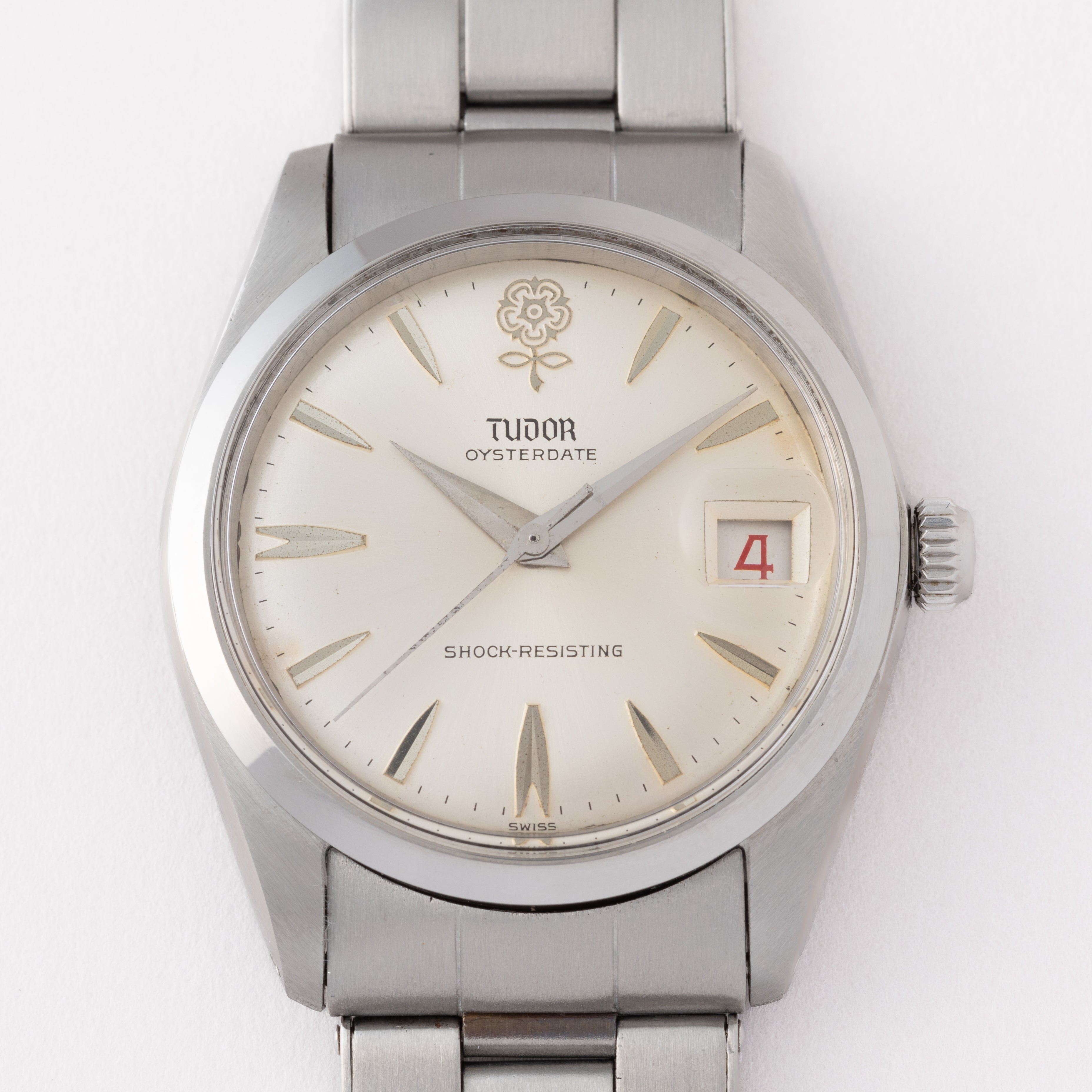 チューダー オイスターデイト デカバラ 1965年製 Ref.7962 手巻き リベットブレス