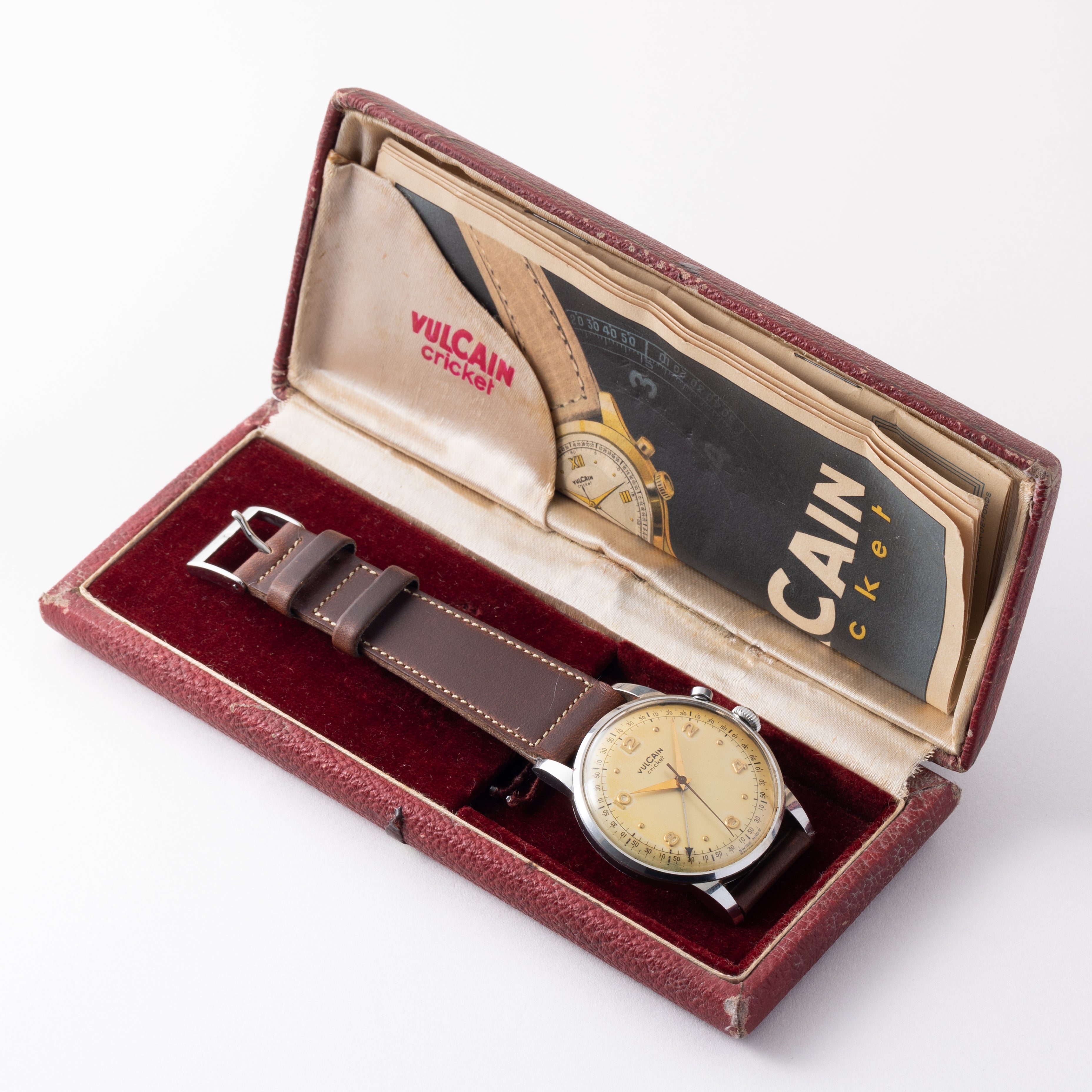 ヴァルカン クリケット 箱、説明書付き 1950年代 38mm