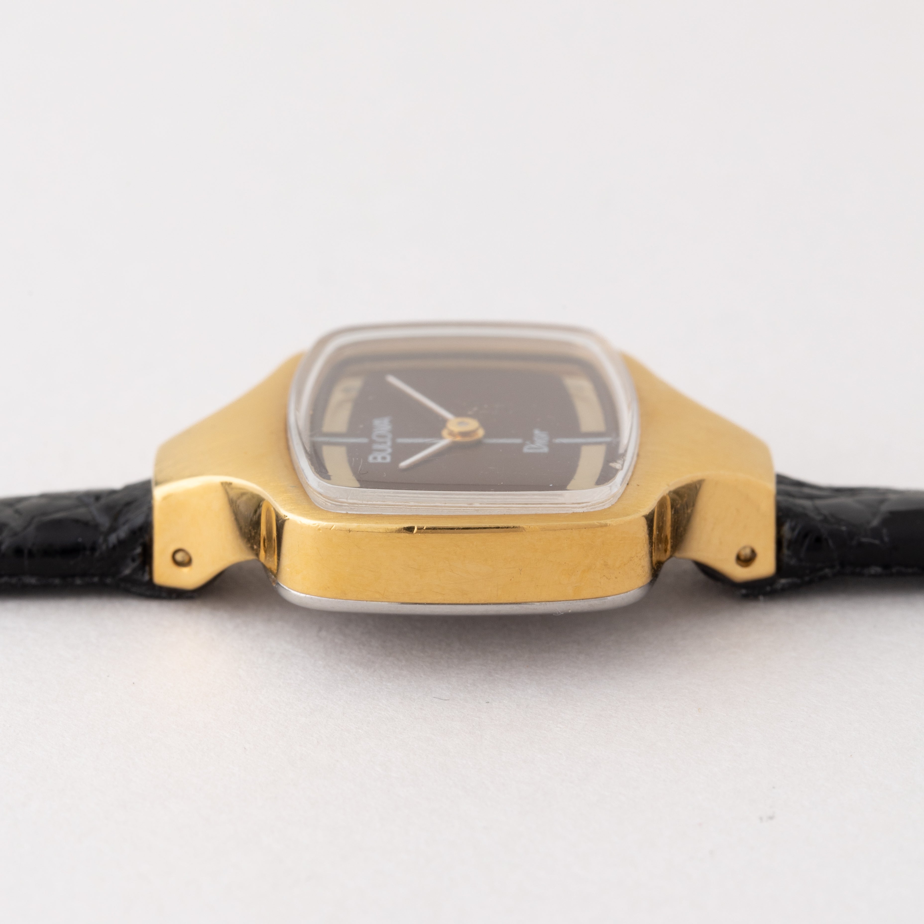 Dior レディース 角型ケース 1970年代製 ブローバ ダブルネーム GF