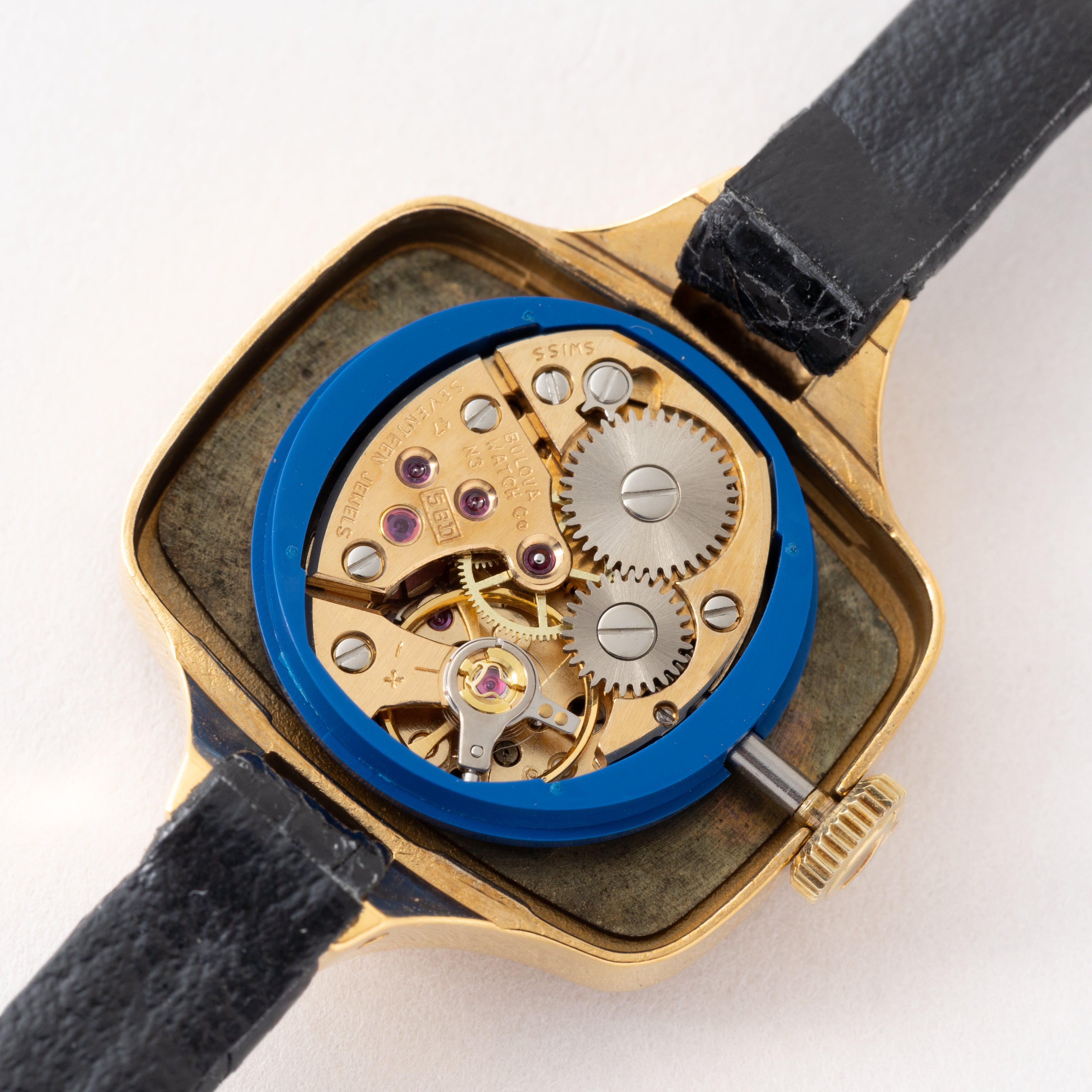 Dior レディース 角型ケース 1970年代製 ブローバ ダブルネーム GF