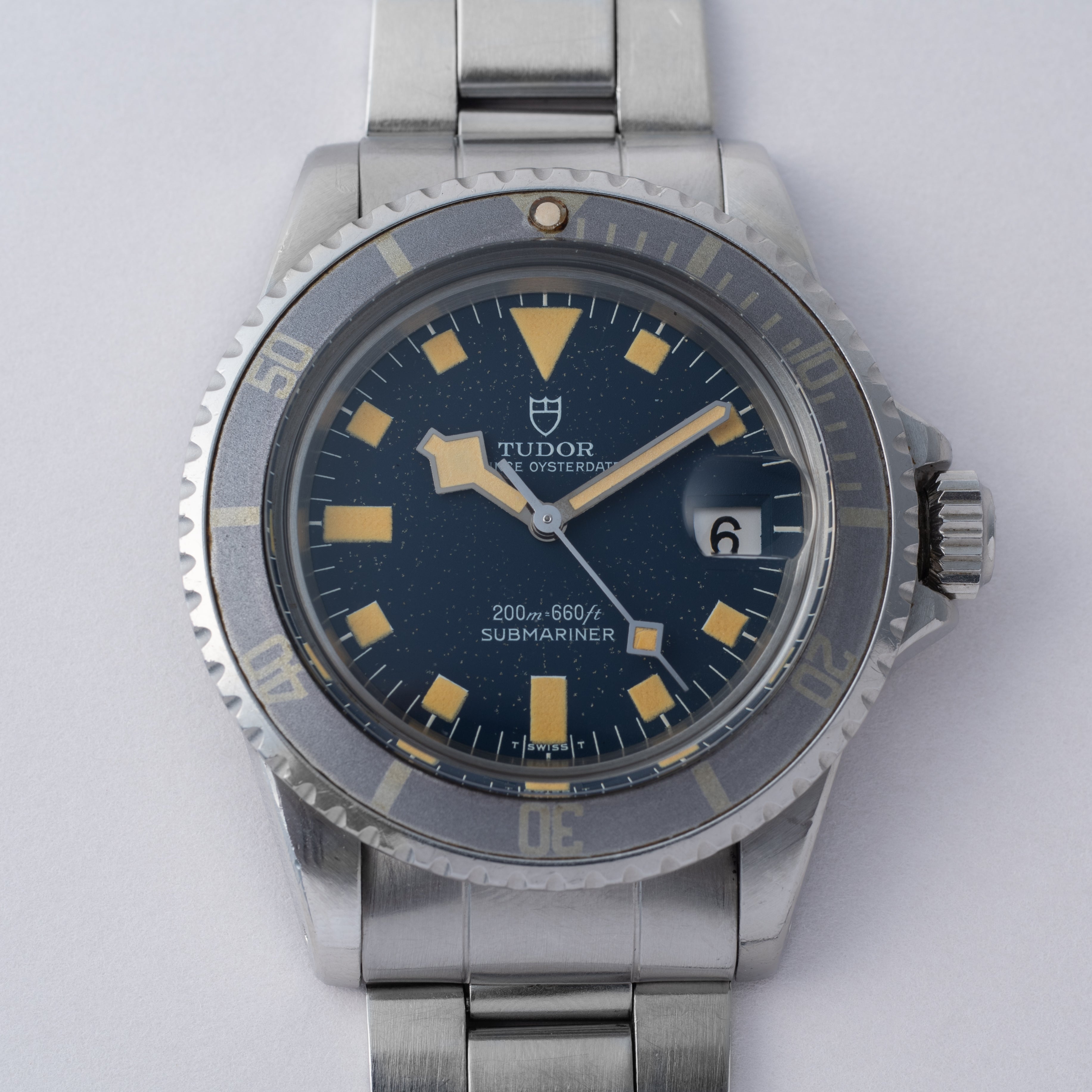 チューダー サブマリーナー 1976年製 スノーフレーク ブルー イカサブ Ref.9411/0