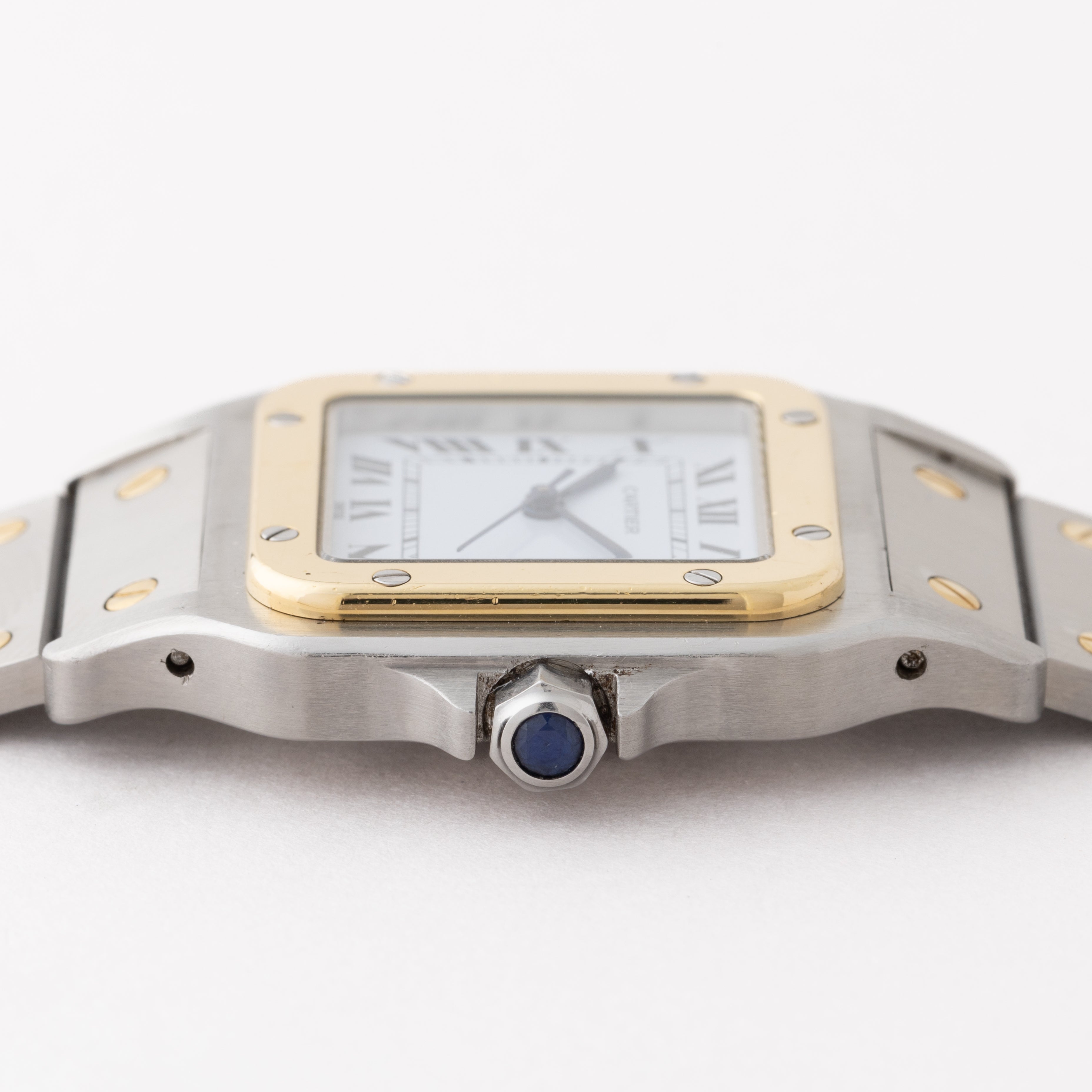 カルティエ サントス LMサイズ ホワイトローマン コンビ 1990年代