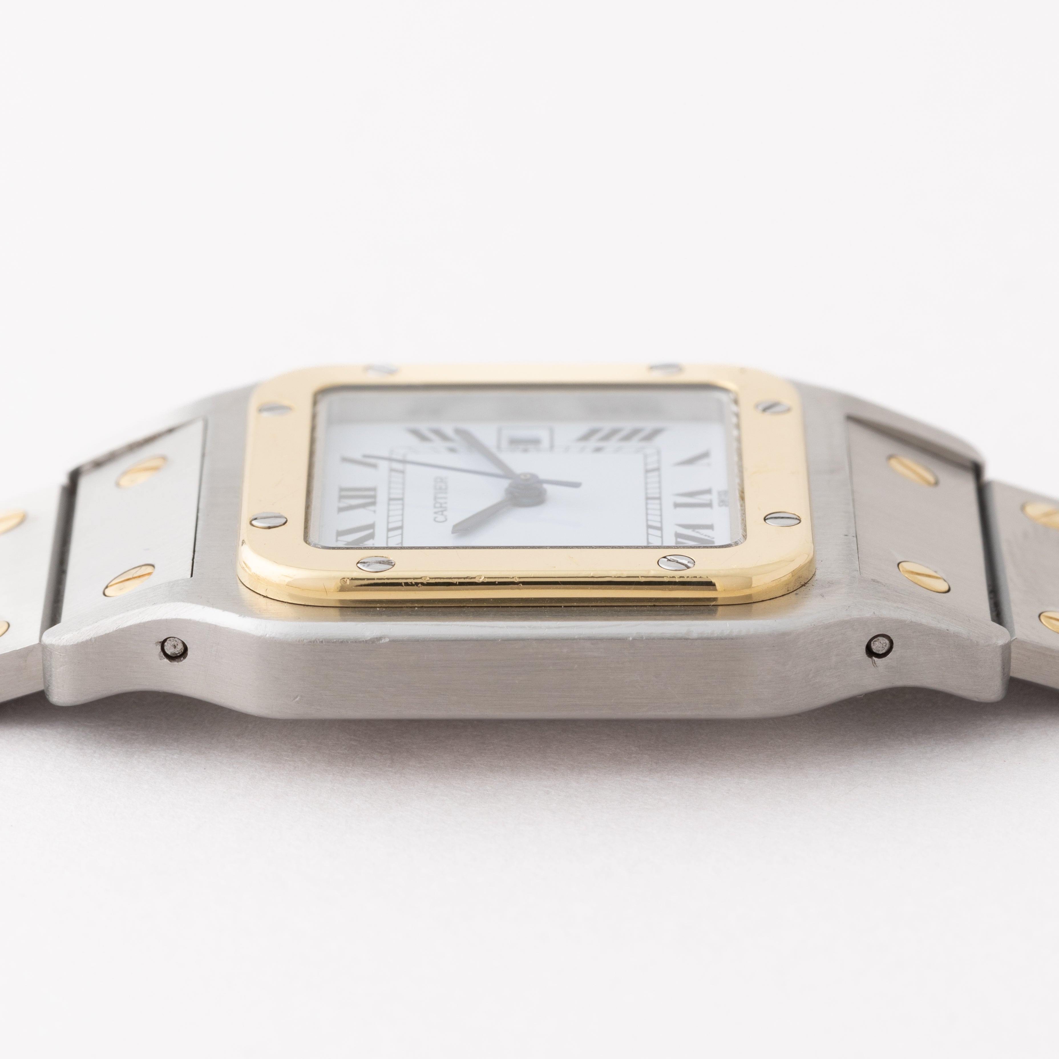 カルティエ サントス LMサイズ ホワイトローマン コンビ 1990年代