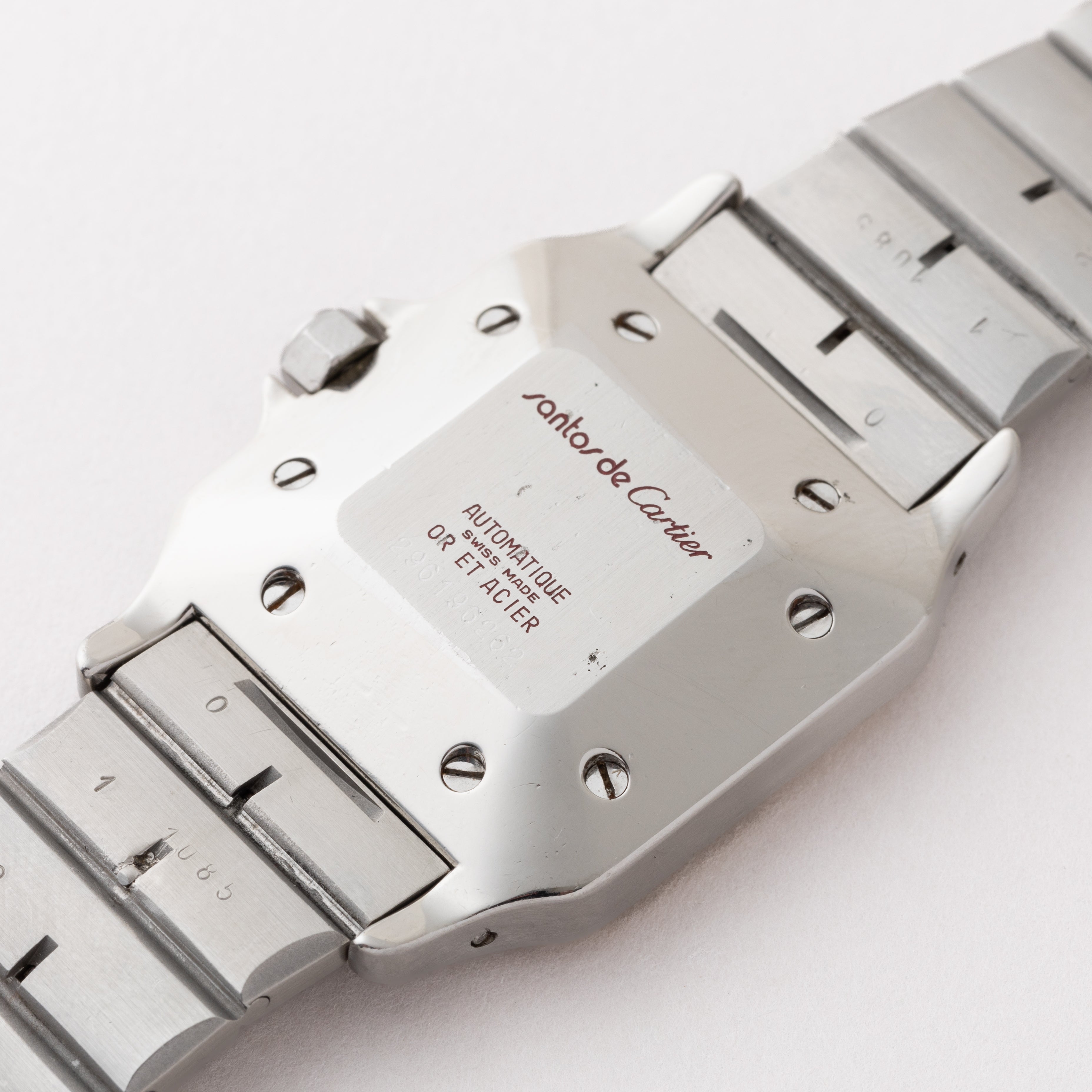 カルティエ サントス LMサイズ ホワイトローマン コンビ 1990年代