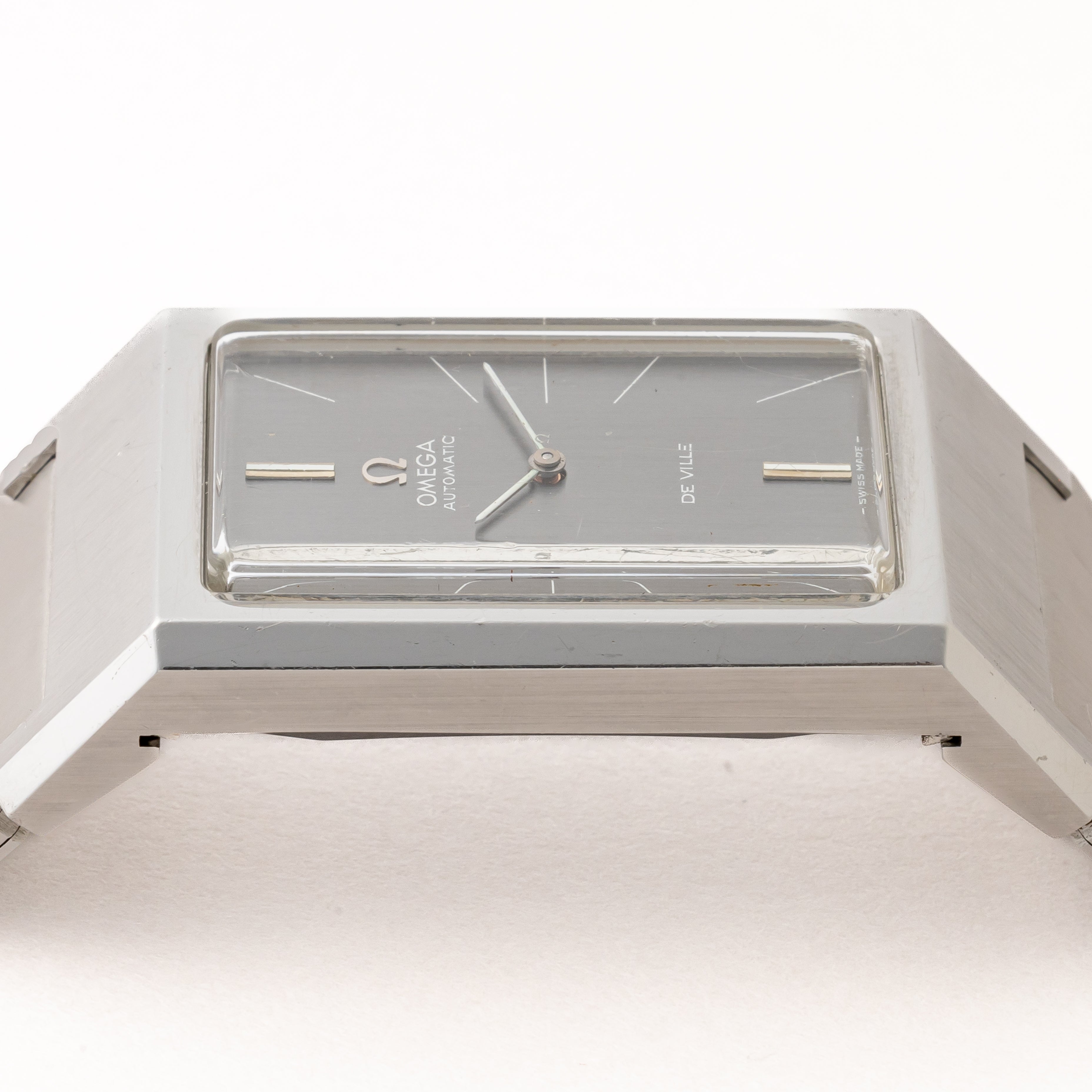 オメガ デ・ヴィル 1971年製 レクタンギュラー Ref.155.000 箱、ギャラ付き