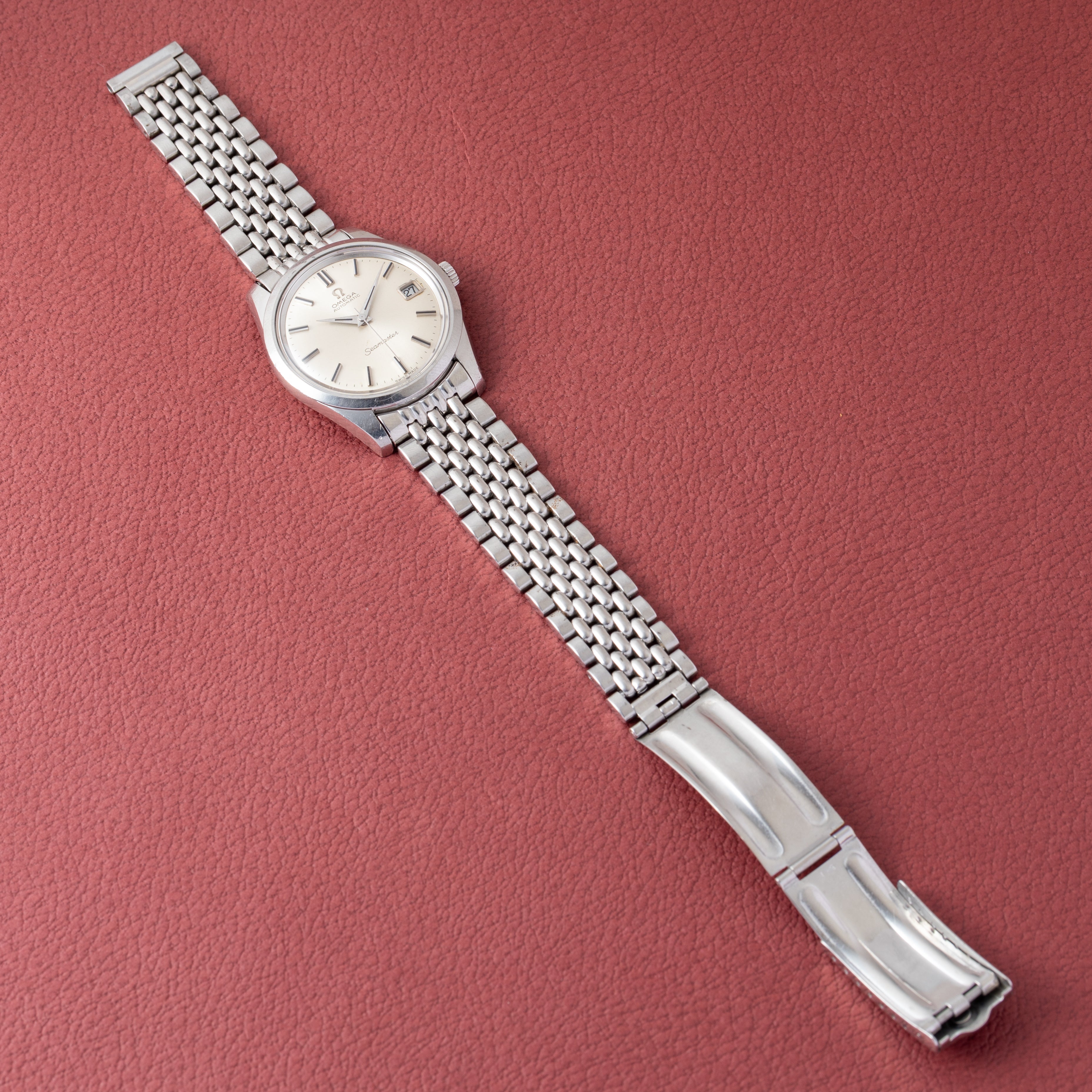 オメガ シーマスターオートマチック 1968年製 Cal.565 純正ブレス付き