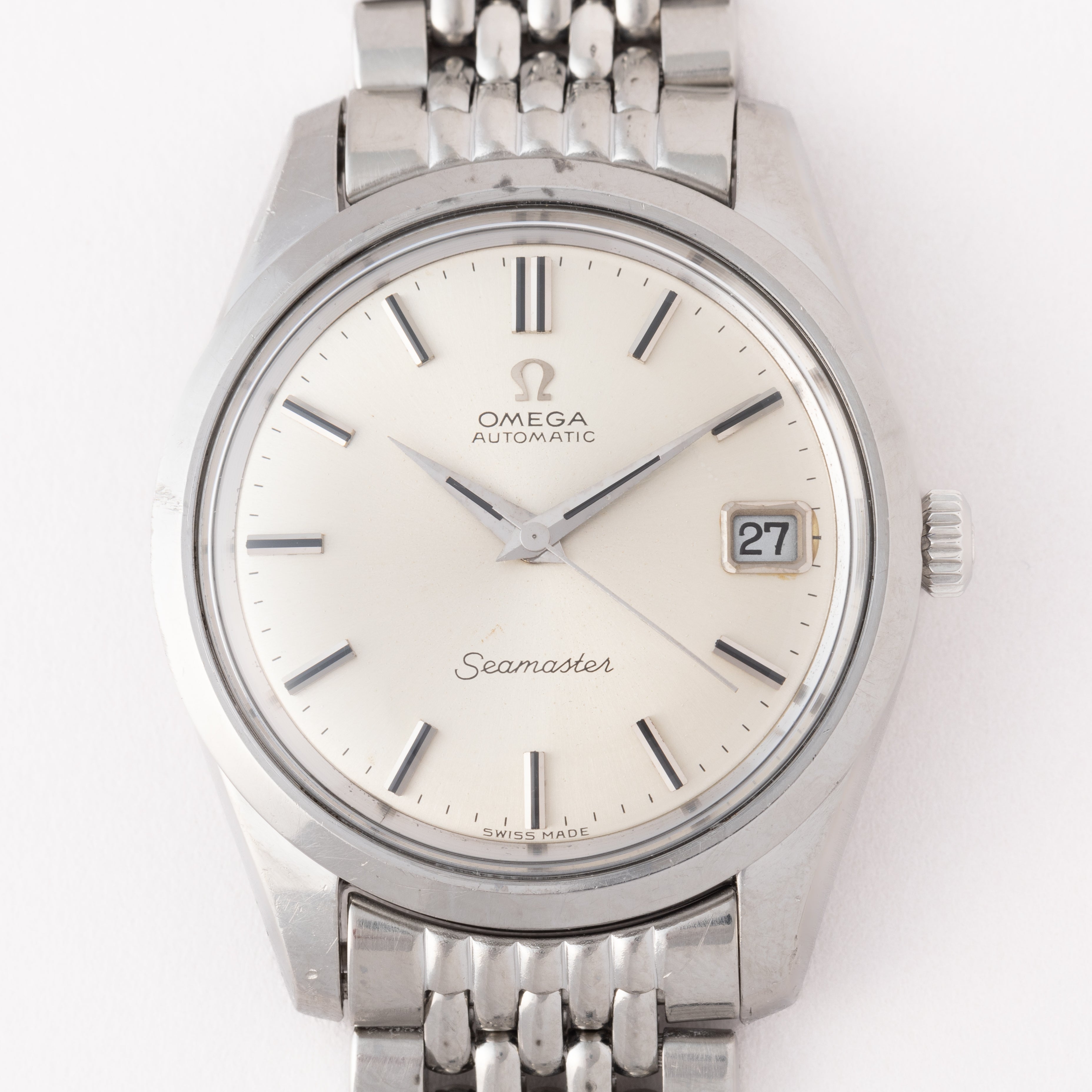 オメガ シーマスターオートマチック 1968年製 Cal.565 純正ブレス付き