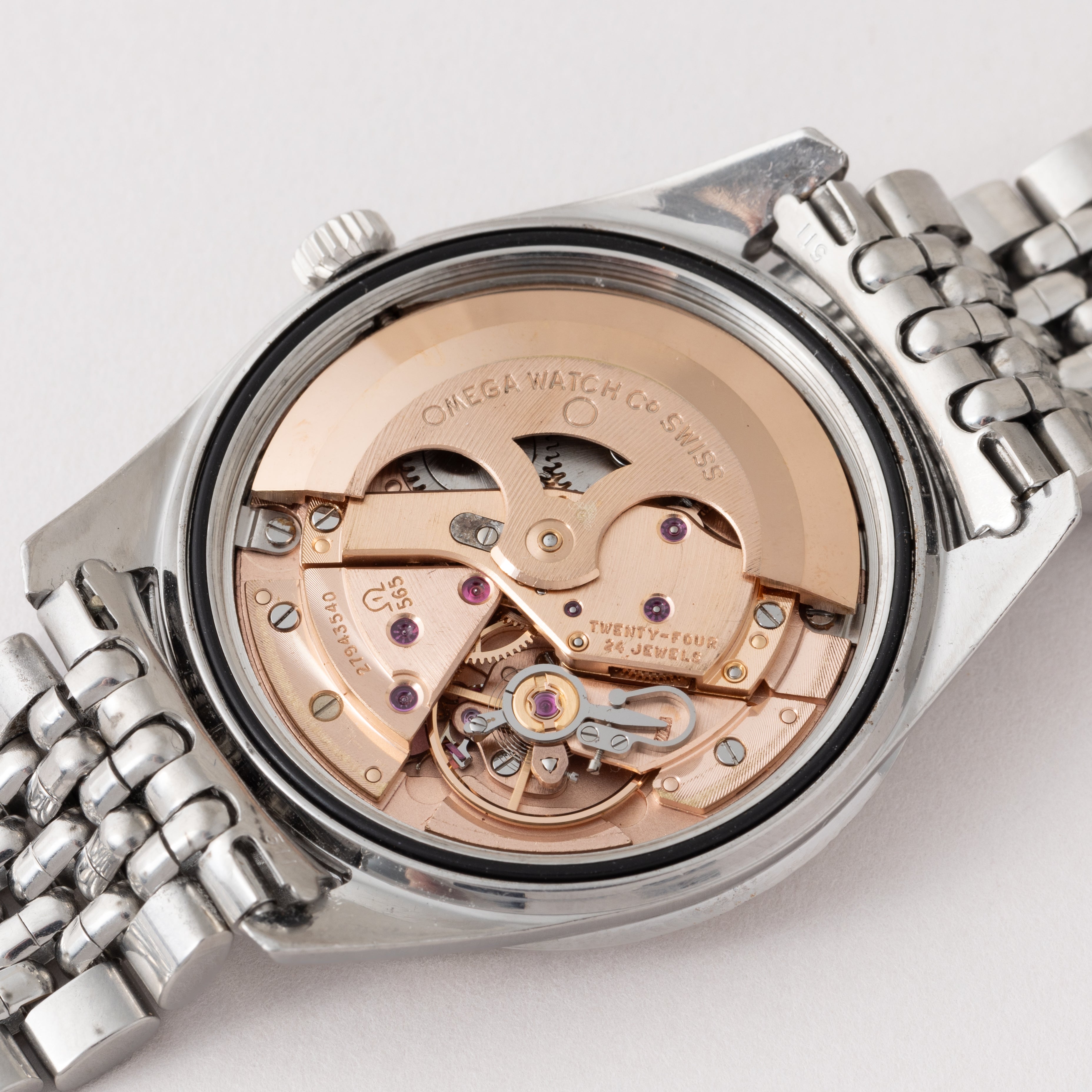 オメガ シーマスターオートマチック 1968年製 Cal.565 純正ブレス付き