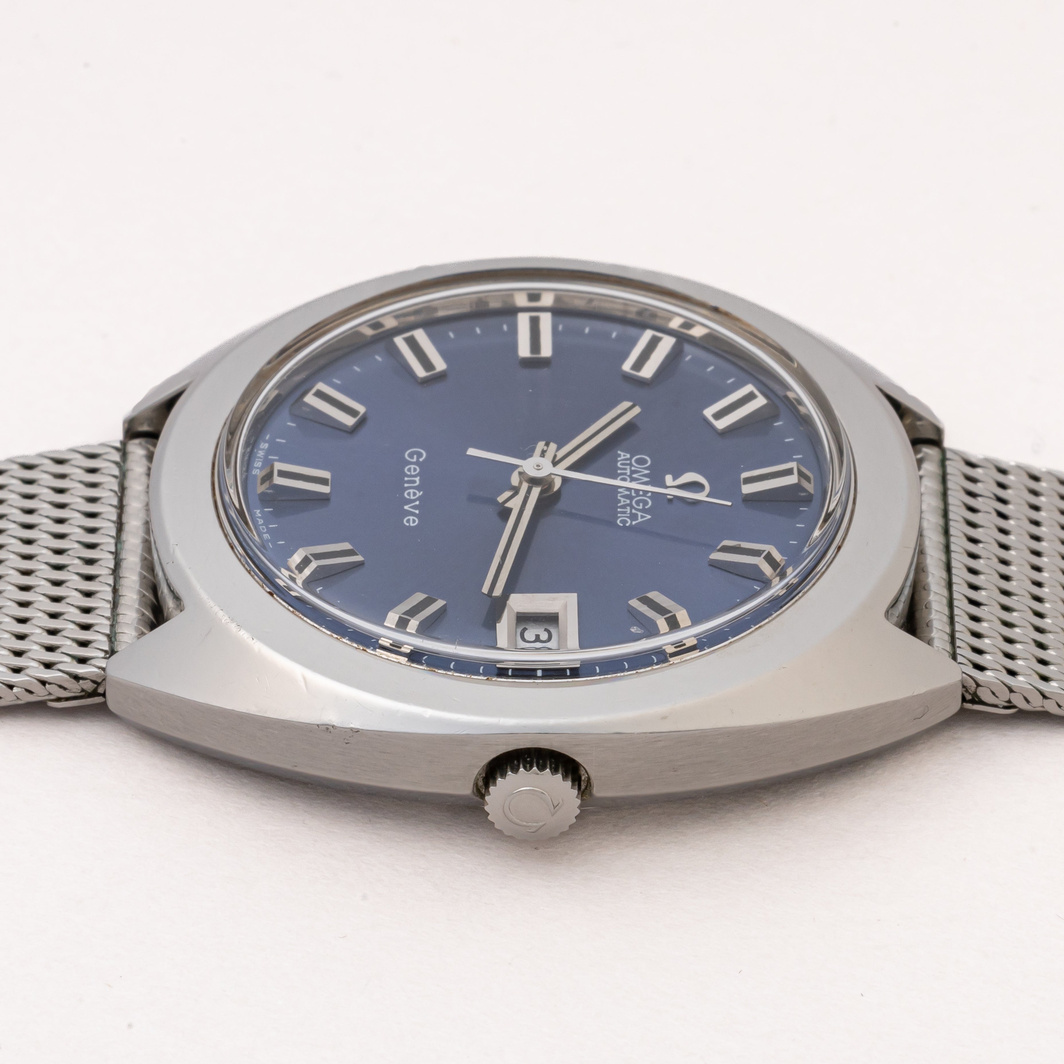 オメガ ジュネーブ 1969年製 Ref.166.721 ブルーダイヤル