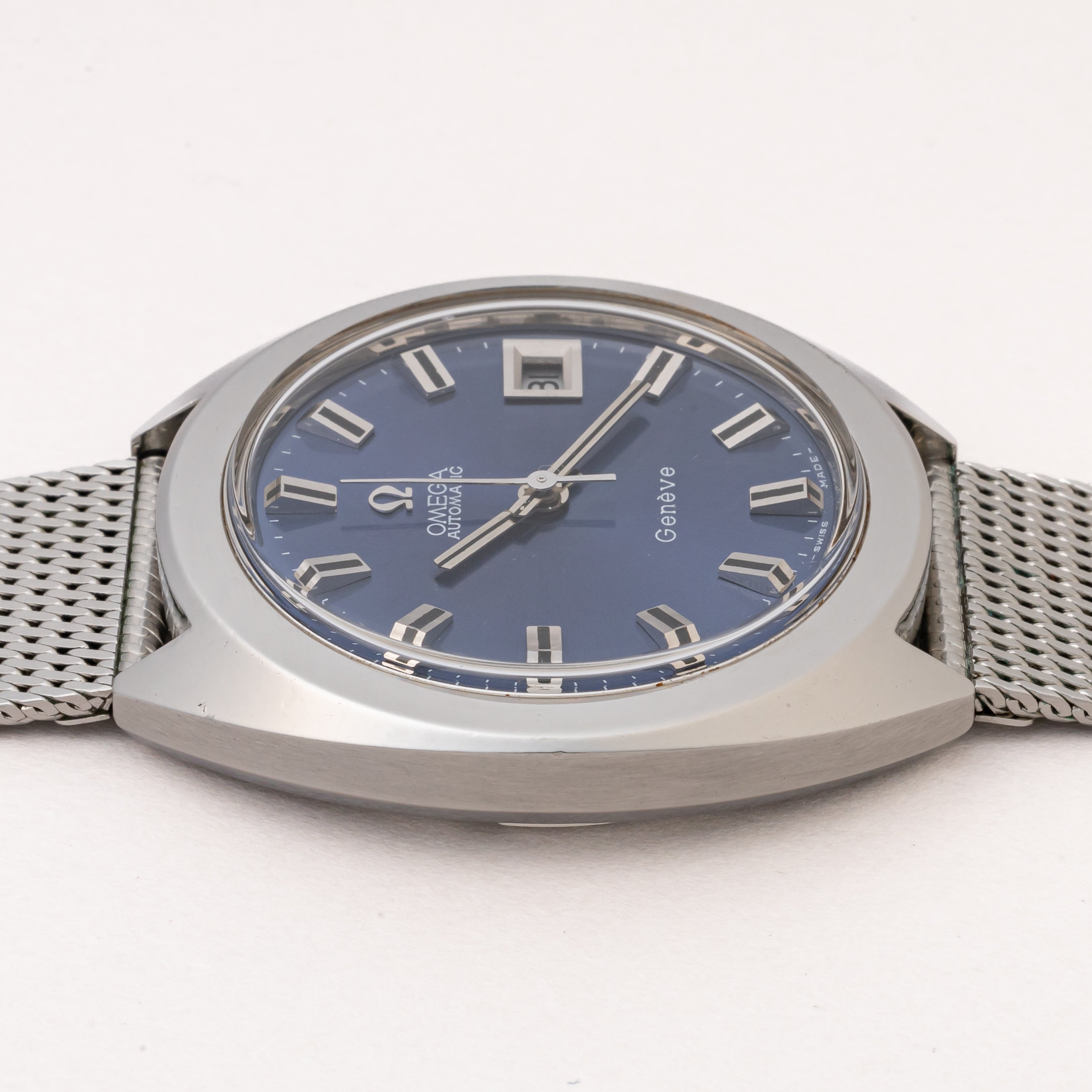 オメガ ジュネーブ 1969年製 Ref.166.721 ブルーダイヤル