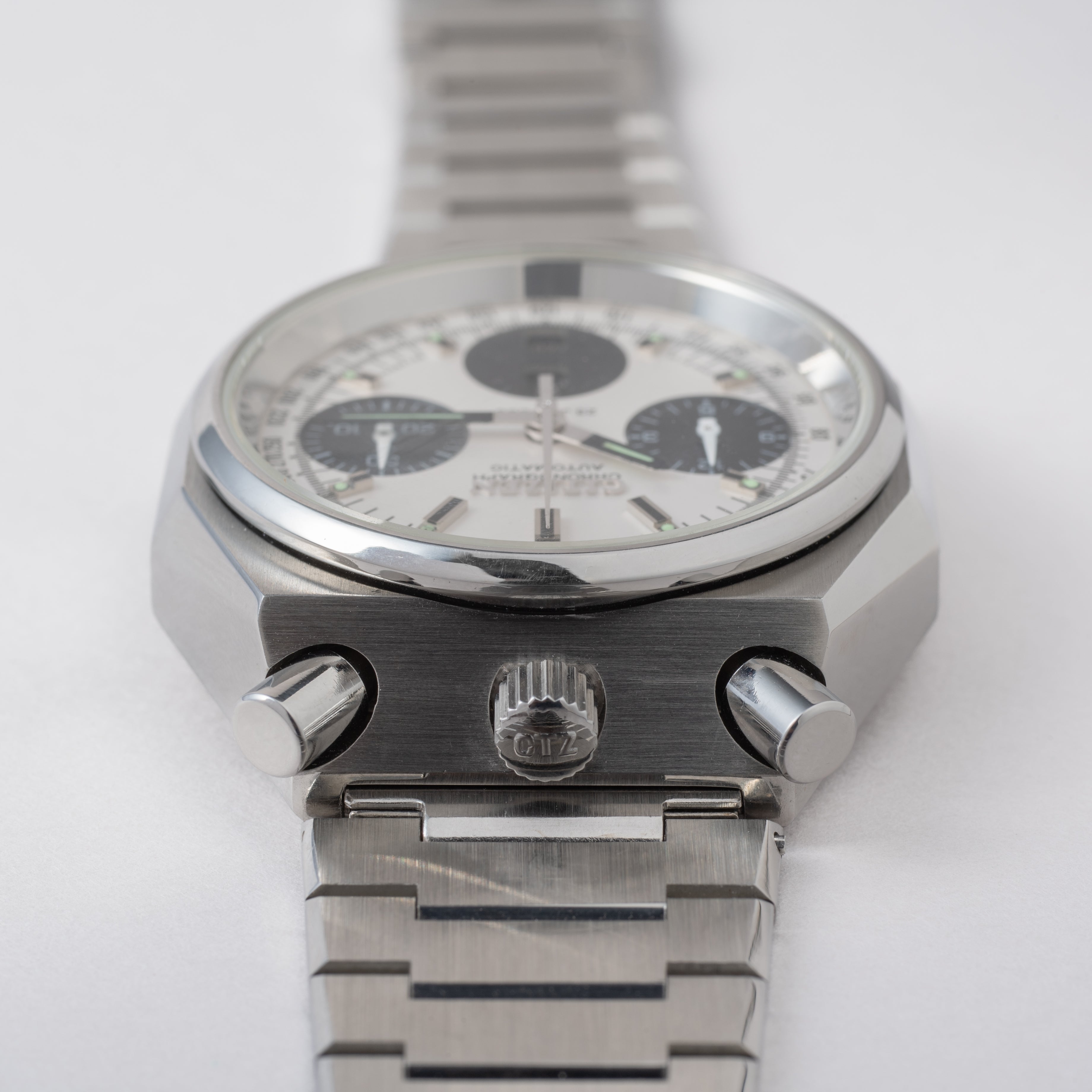 シチズン ツノクロノ チャレンジタイマー 1970年製/昭和45年製 自動巻きクロノグラフ 純正ブレス