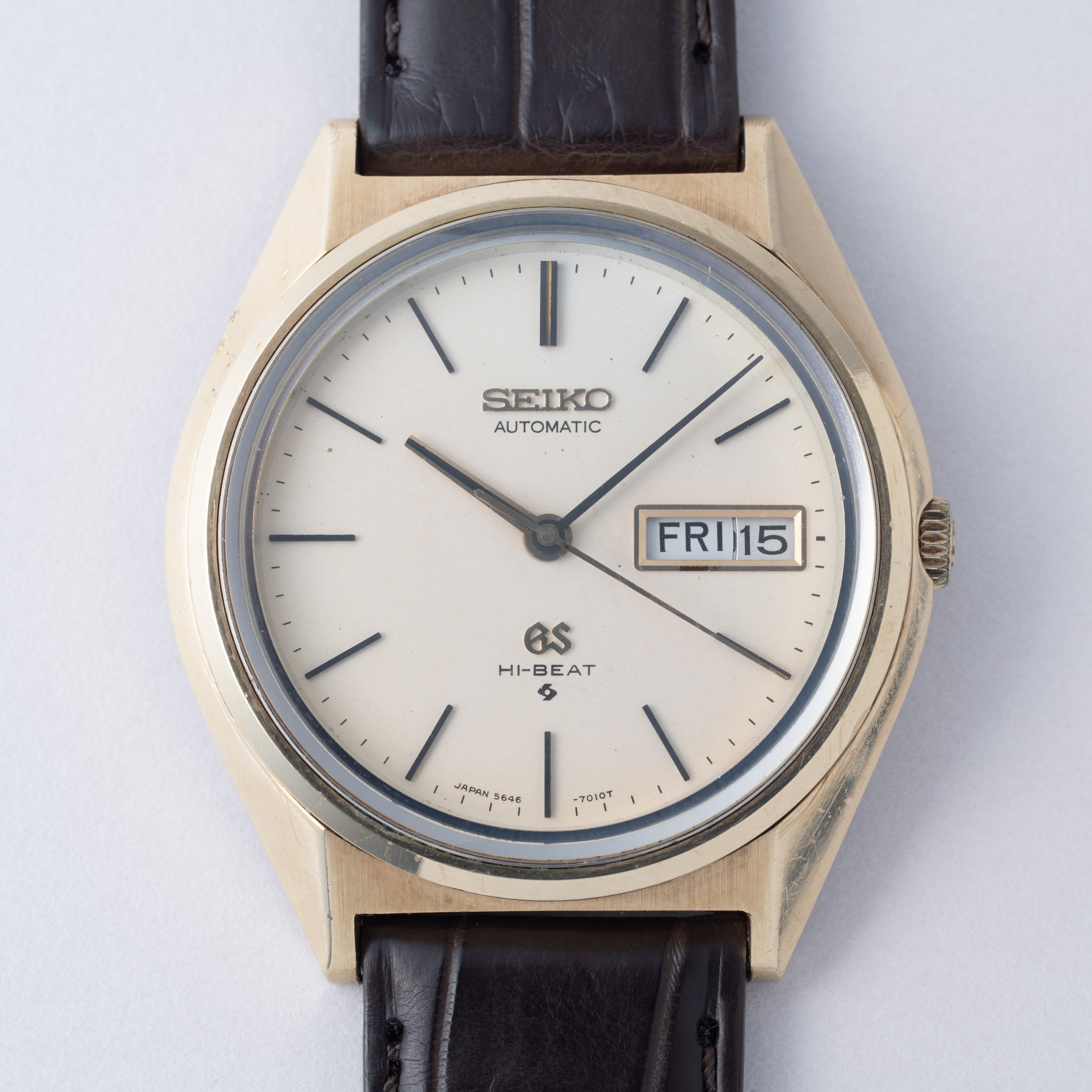 グランドセイコー 1971年製 Ref.5646-7010 56GS CAP GOLD デイデイト