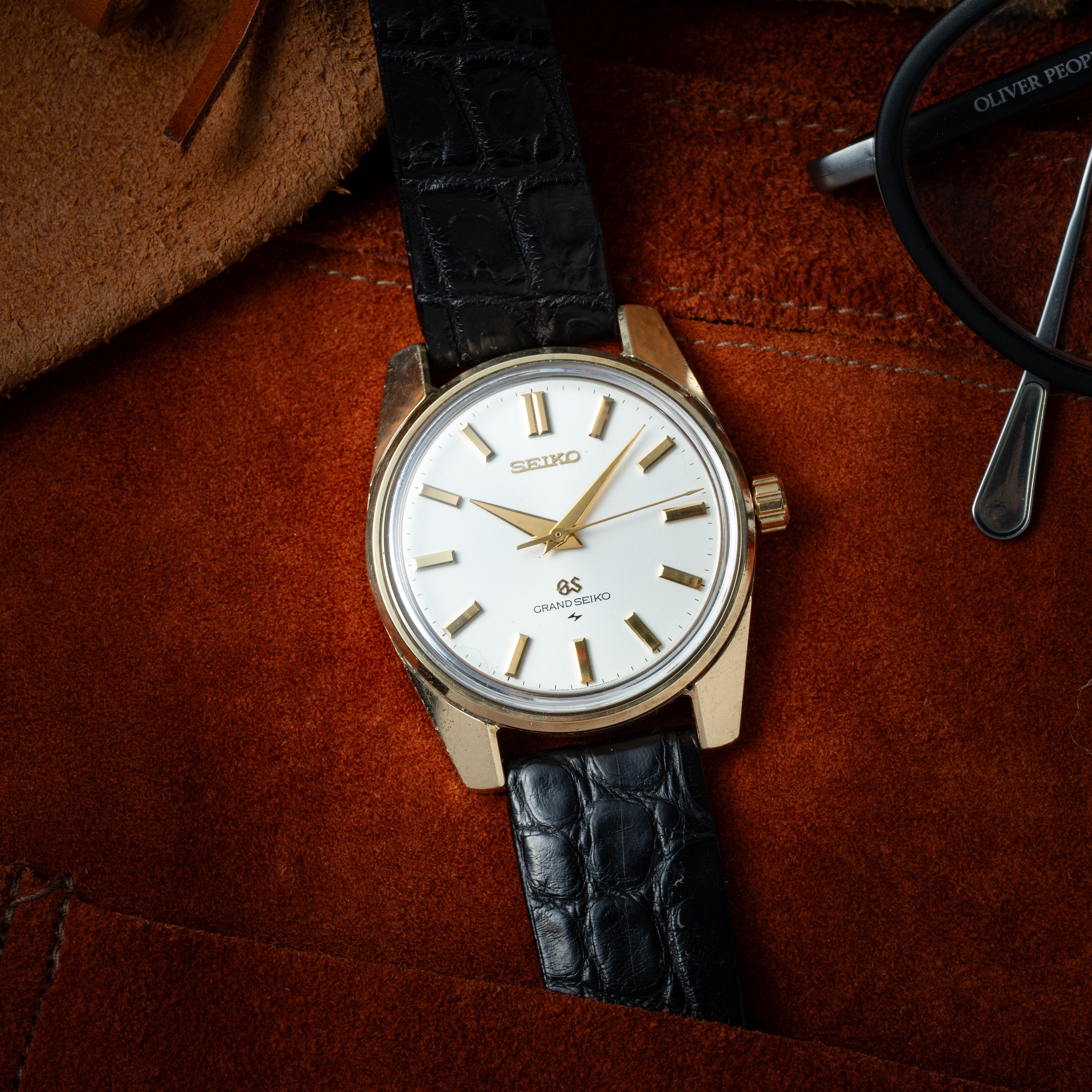 グランドセイコー CAP GOLD 1967年製 手巻き 44GS Ref.4420-9990 純正尾錠付き