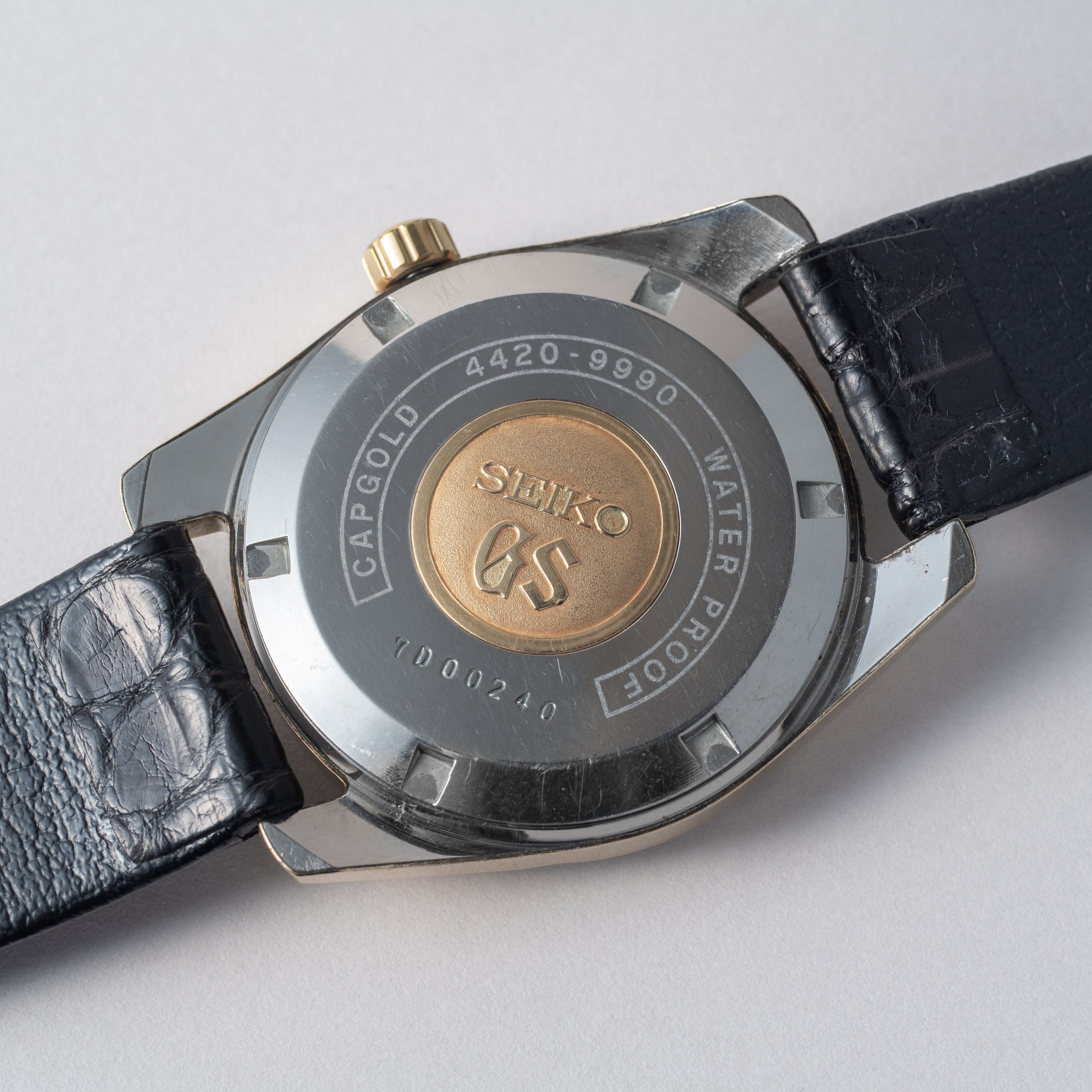 グランドセイコー CAP GOLD 1967年製 手巻き 44GS Ref.4420-9990 純正尾錠付き